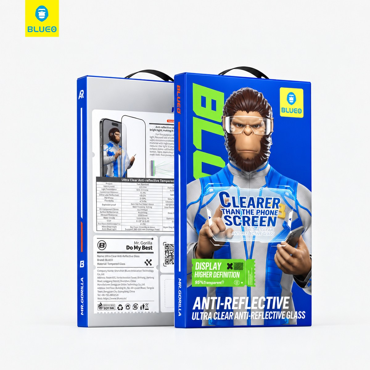 BLUEO İphone Duo Ultra Clear AR Anti-Reflective HD Glass (LAS)