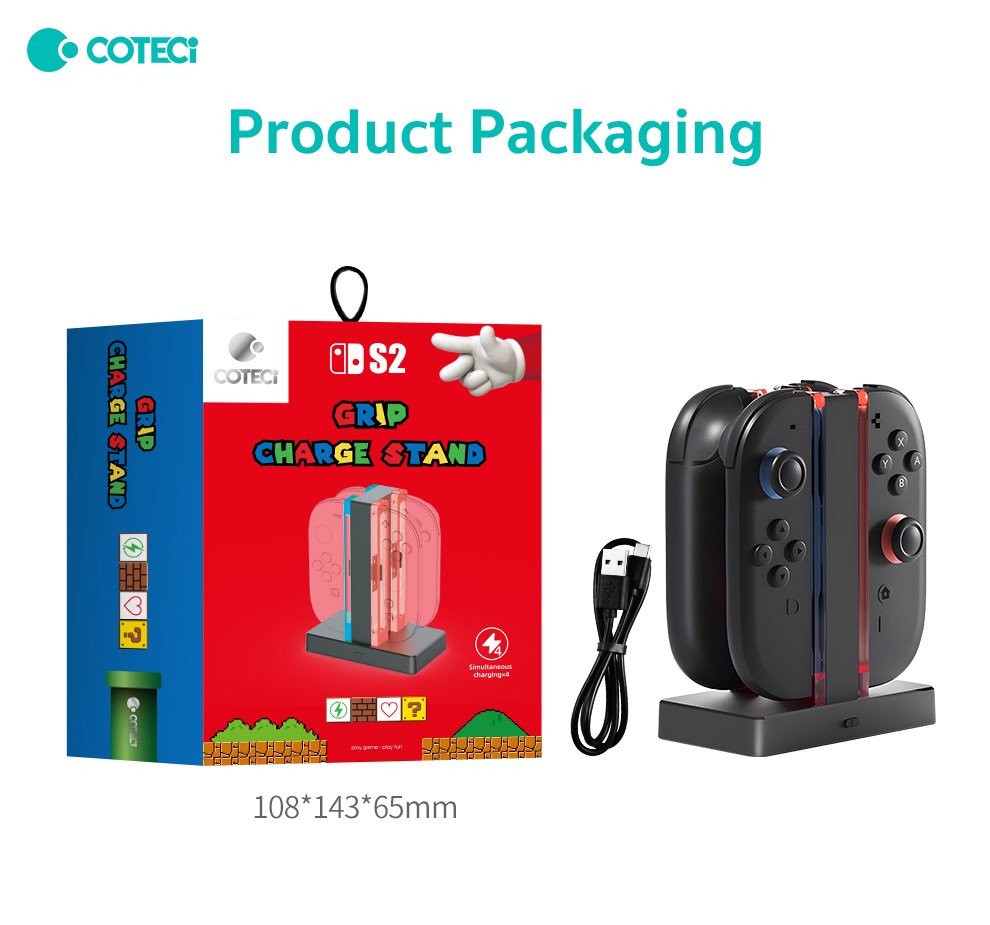 COTECi COTECi Nintendo Switch 2 Joy-Con Şarj Ünitesi ve Standı