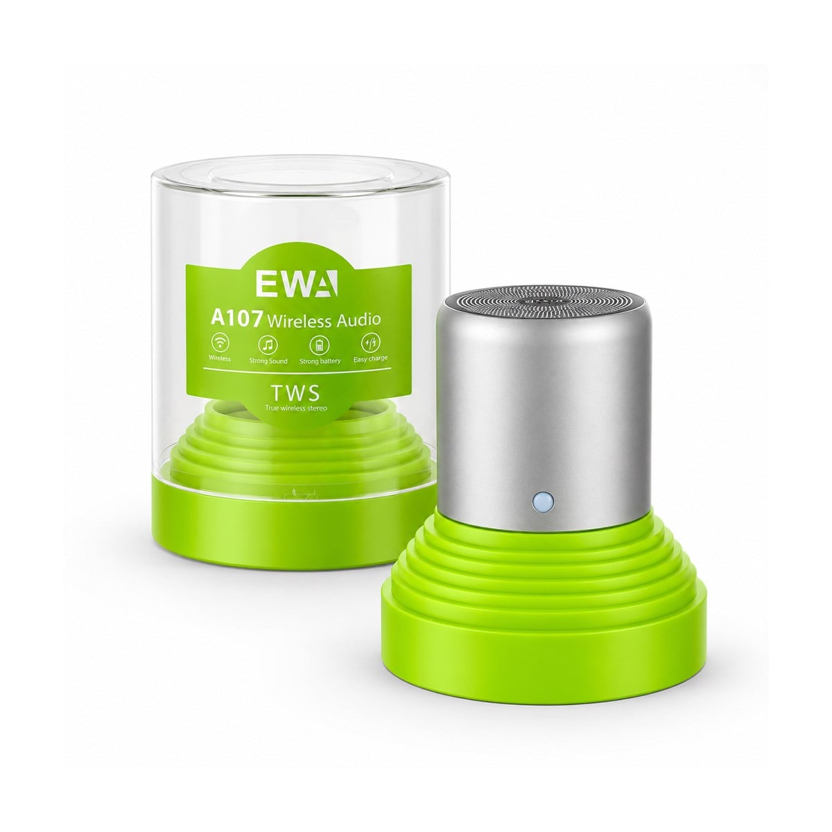 EWA EWA A107 Bluetooth 5.0 Hoparlör Güçlü Bass Taşınabilir Kablosuz Speaker