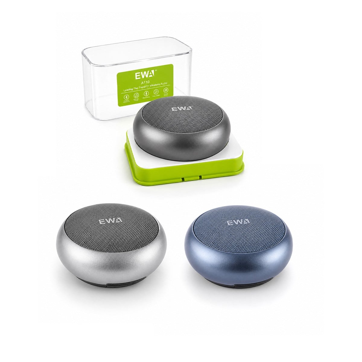 EWA EWA A110 Bluetooth 5.0 Hoparlör Güçlü Bass Taşınabilir Kablosuz Speaker