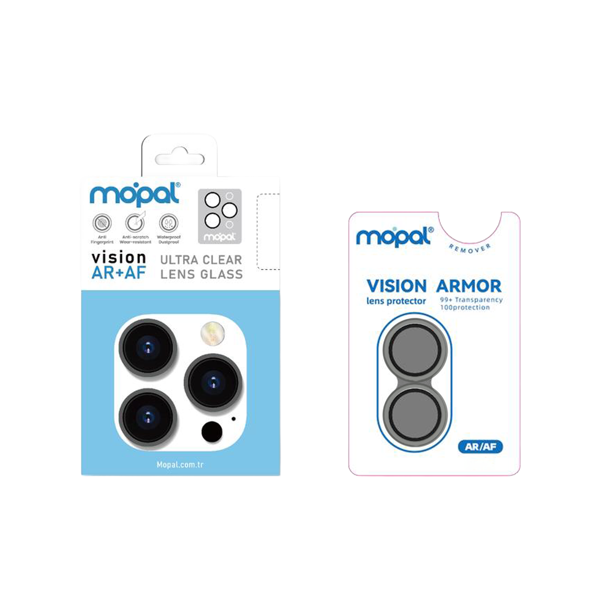 KUZOOM iPhone 15 / 15 Plus Uyumlu Vision AR + AF Ultra Clear 9H Hardness Temperli Kamera Lens Koruyucu