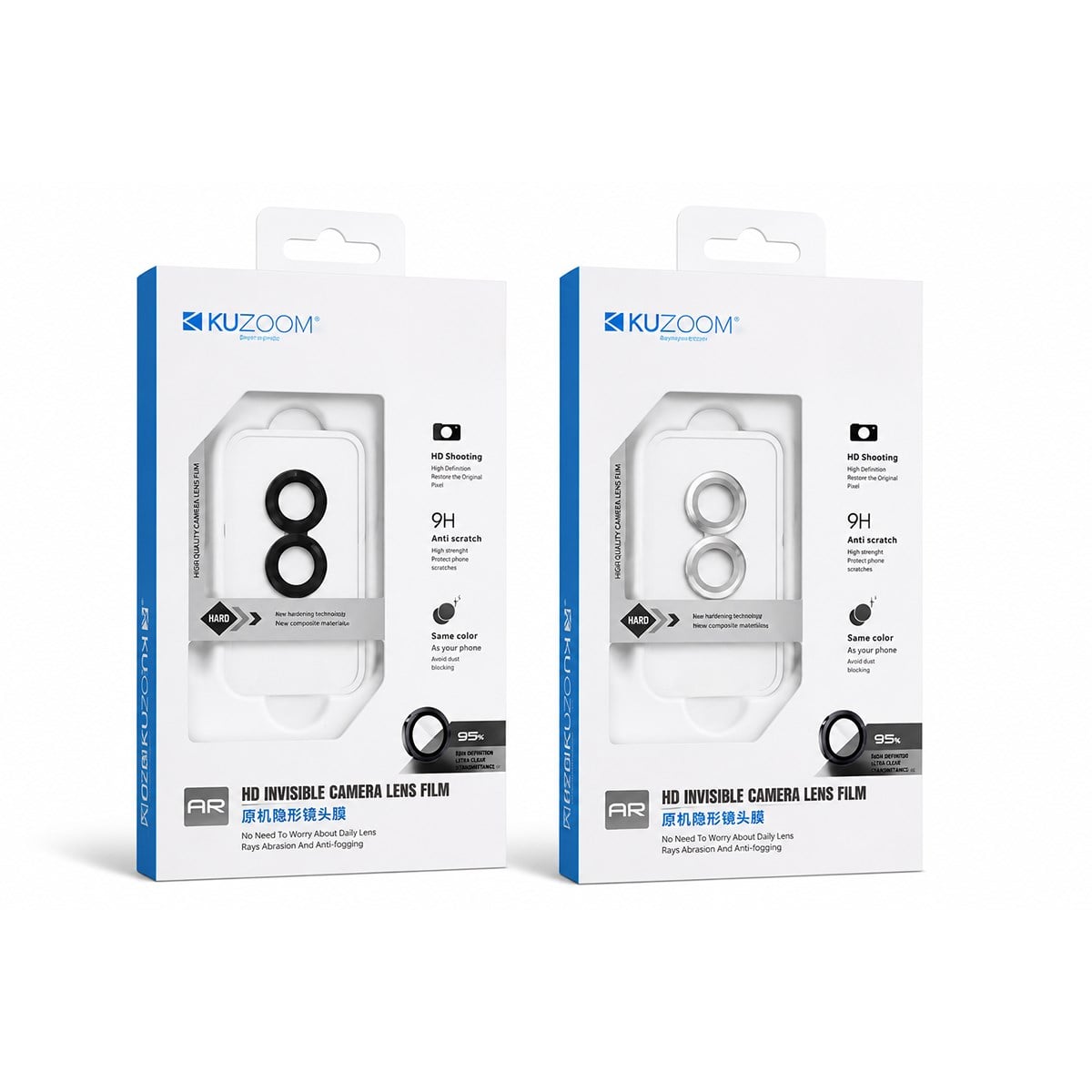KUZOOM Samsung Fold8 Uyumlu AR HD İnvisible Kamera Lens Koruyucu