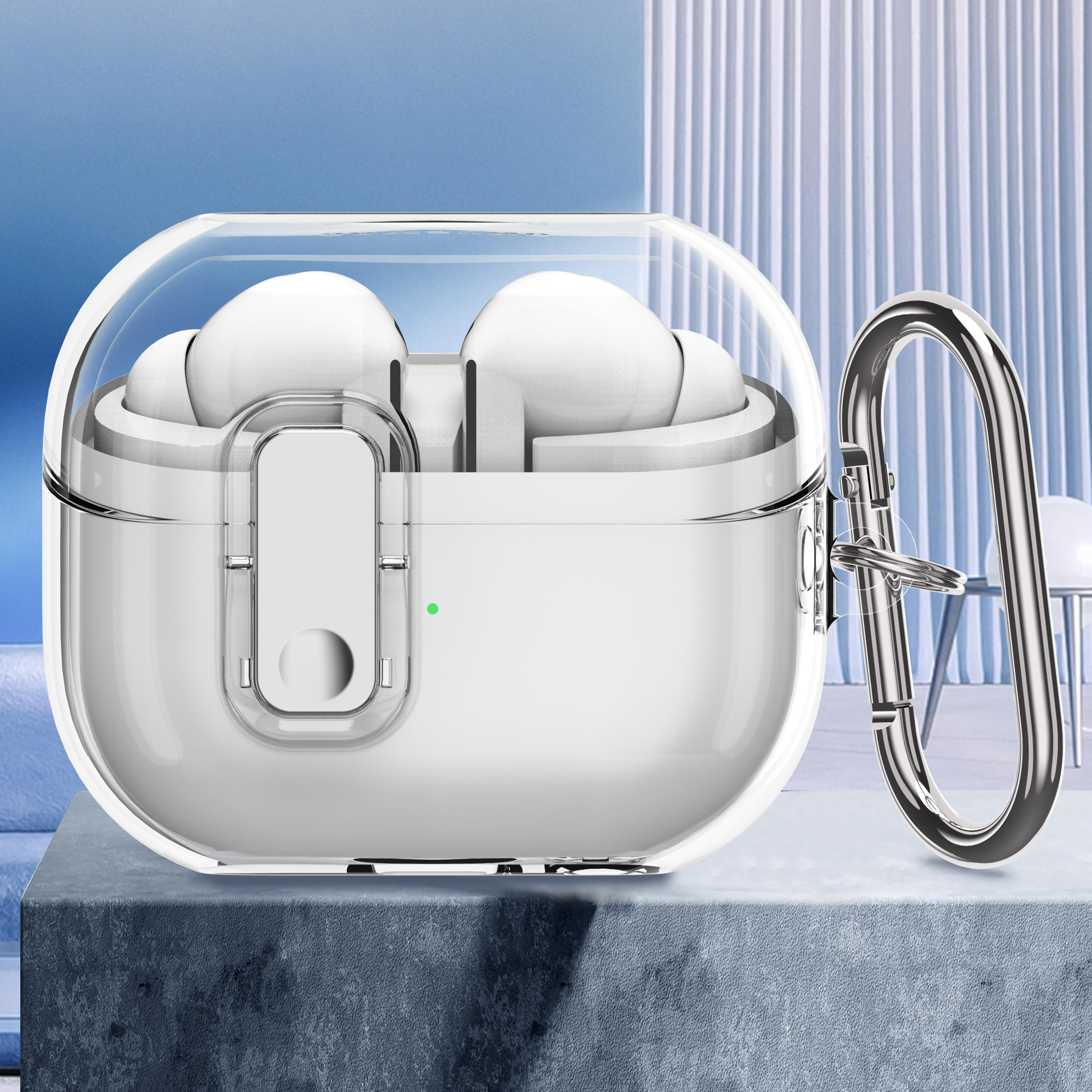 MOPAL Airpods 4. Nesil Uyumlu Çıtçıtlı Aster Airpods Kulaklık Kılıfı