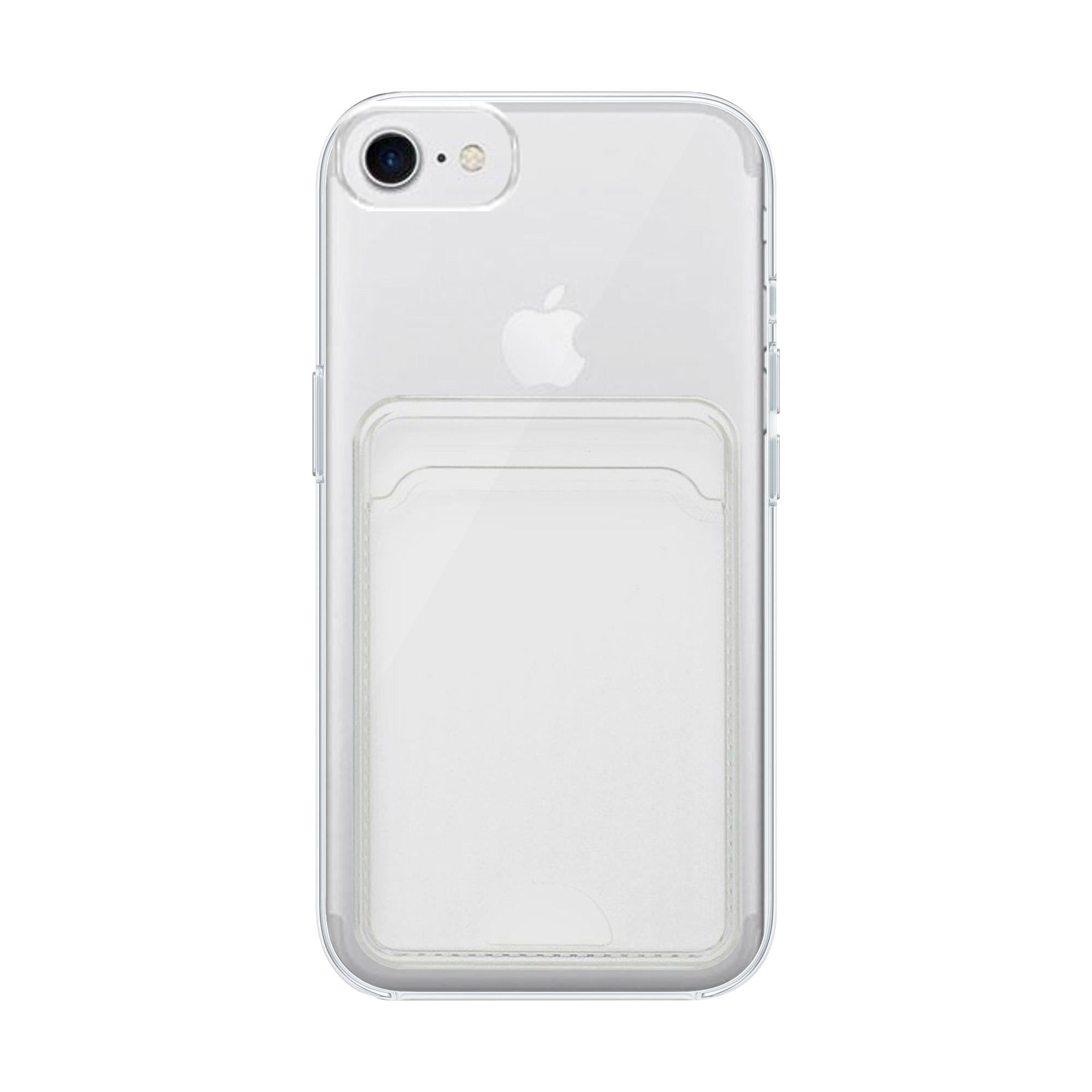 MOPAL iPhone 7 / 8 Kartlık Detaylı Şeffaf Yuki Silikon Kılıf