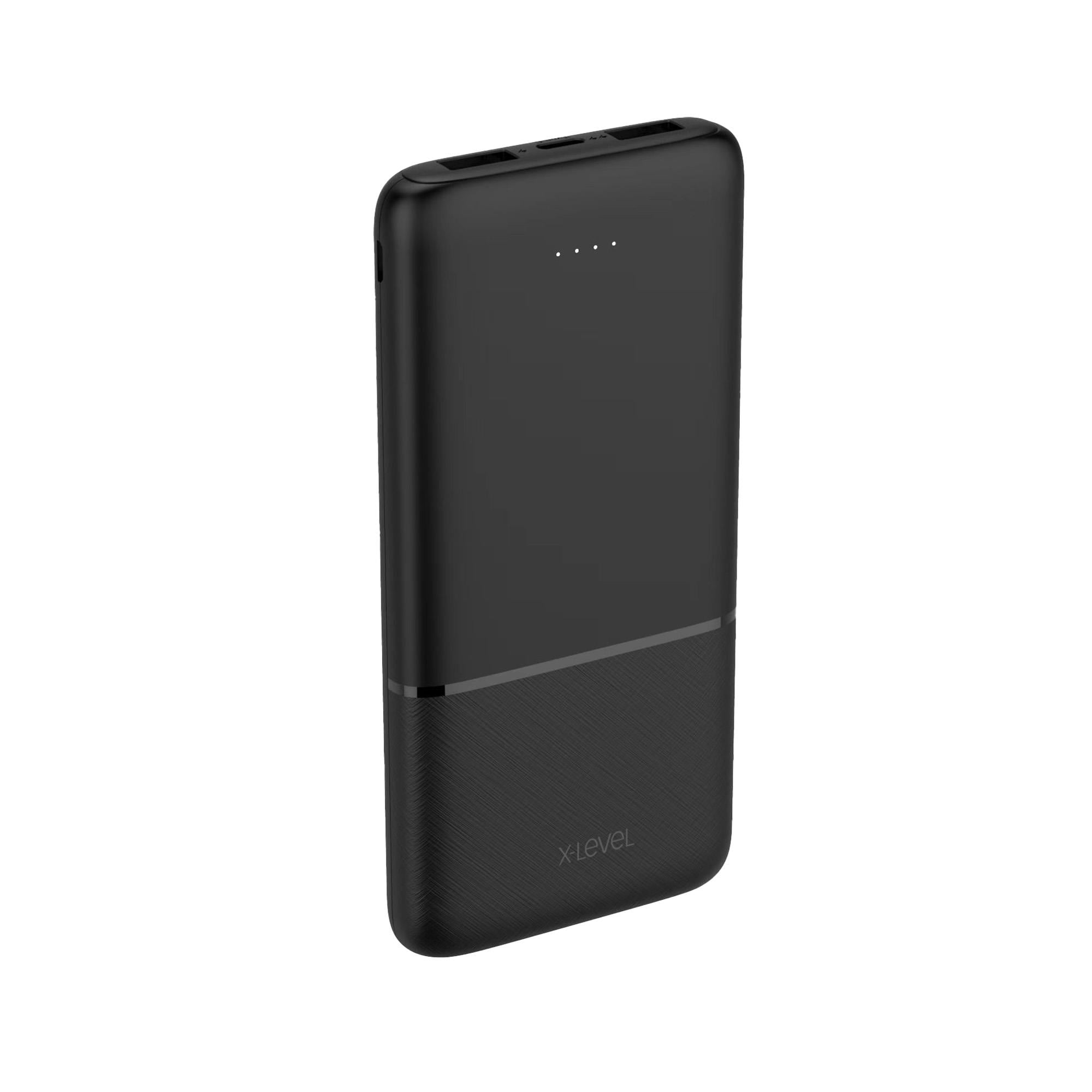 X-LEVELXP2200 2.1A Fast Hızlı Çift USB-A USB-C TYPE-C 3 Çıkışlı 10000 Mah Taşınabilir Şarj Aleti Powerbank