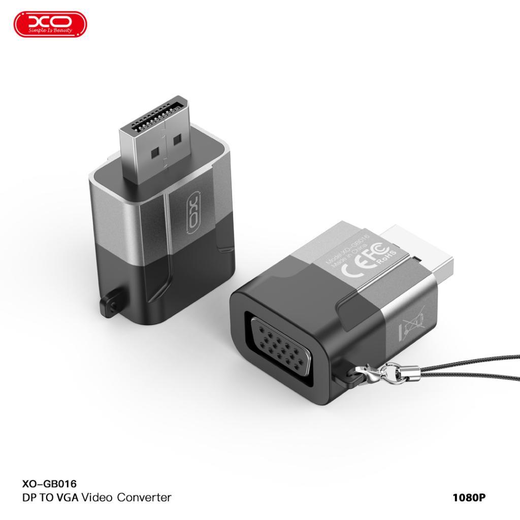 XO GB016 DP to VGA 1080P Video Dönüştürücü Bağlantı Kablosu