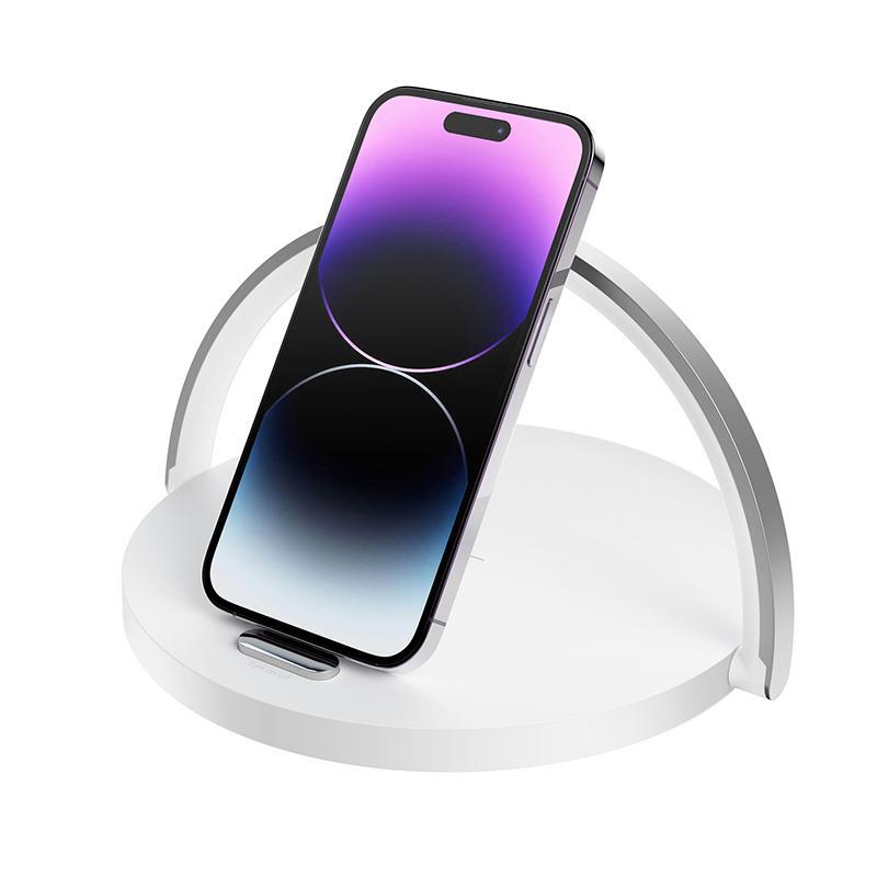 XO WX030 15W Wireless Magsafe 360 Derece Dönebilen Temassız Hızlı Şarj Standı
