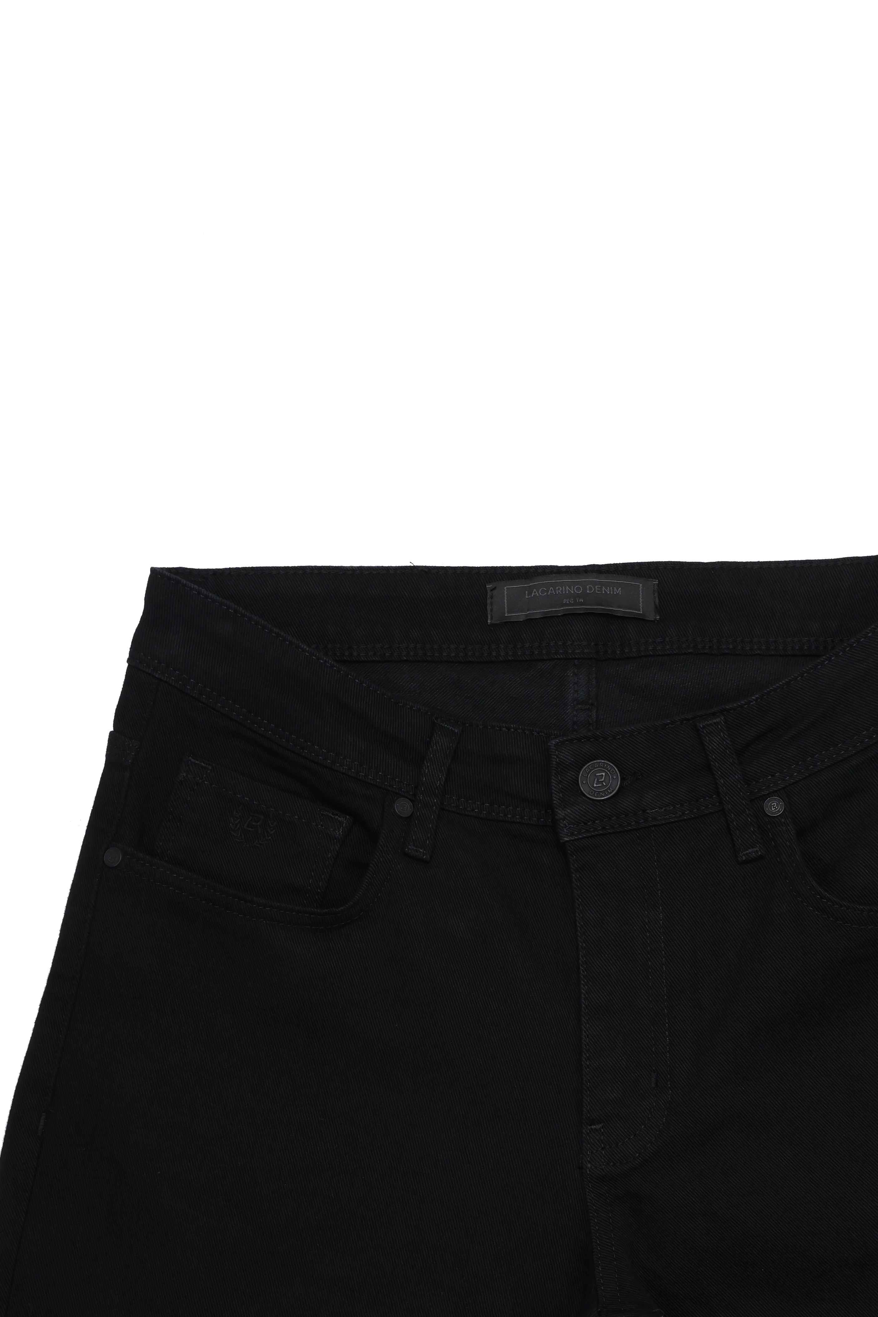LACARINOYüksek Bel Boru Paça Black Erkek Jean Pantolon