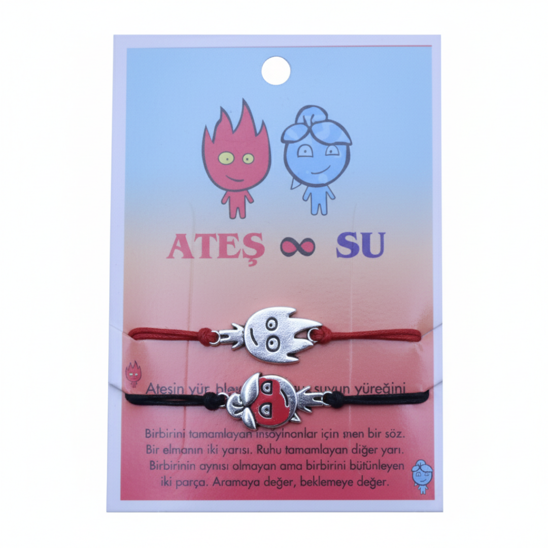 Ateş & Su Çift Bilekliği