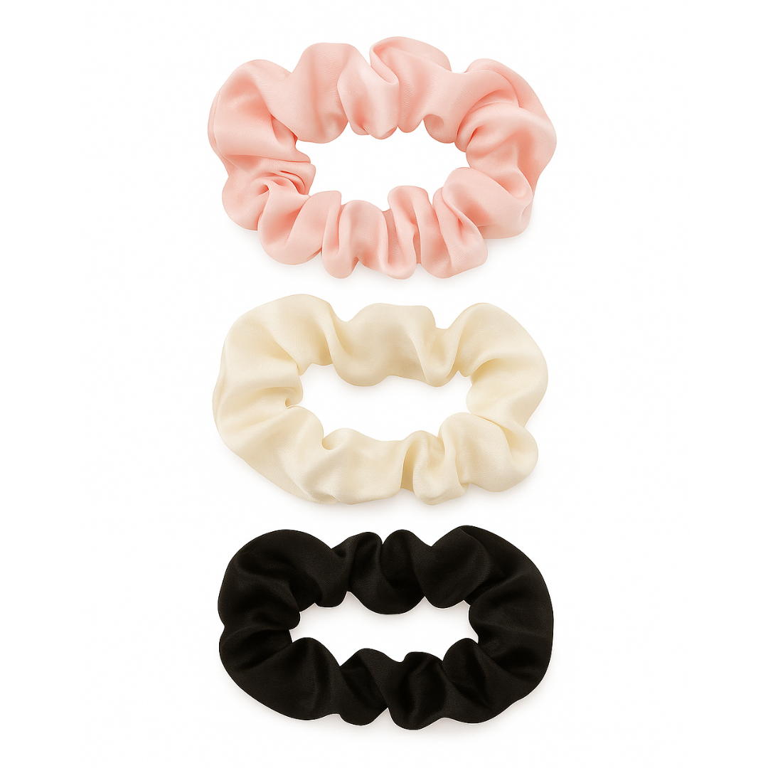 Saten Görünümlü Scrunchie Saç Tokası