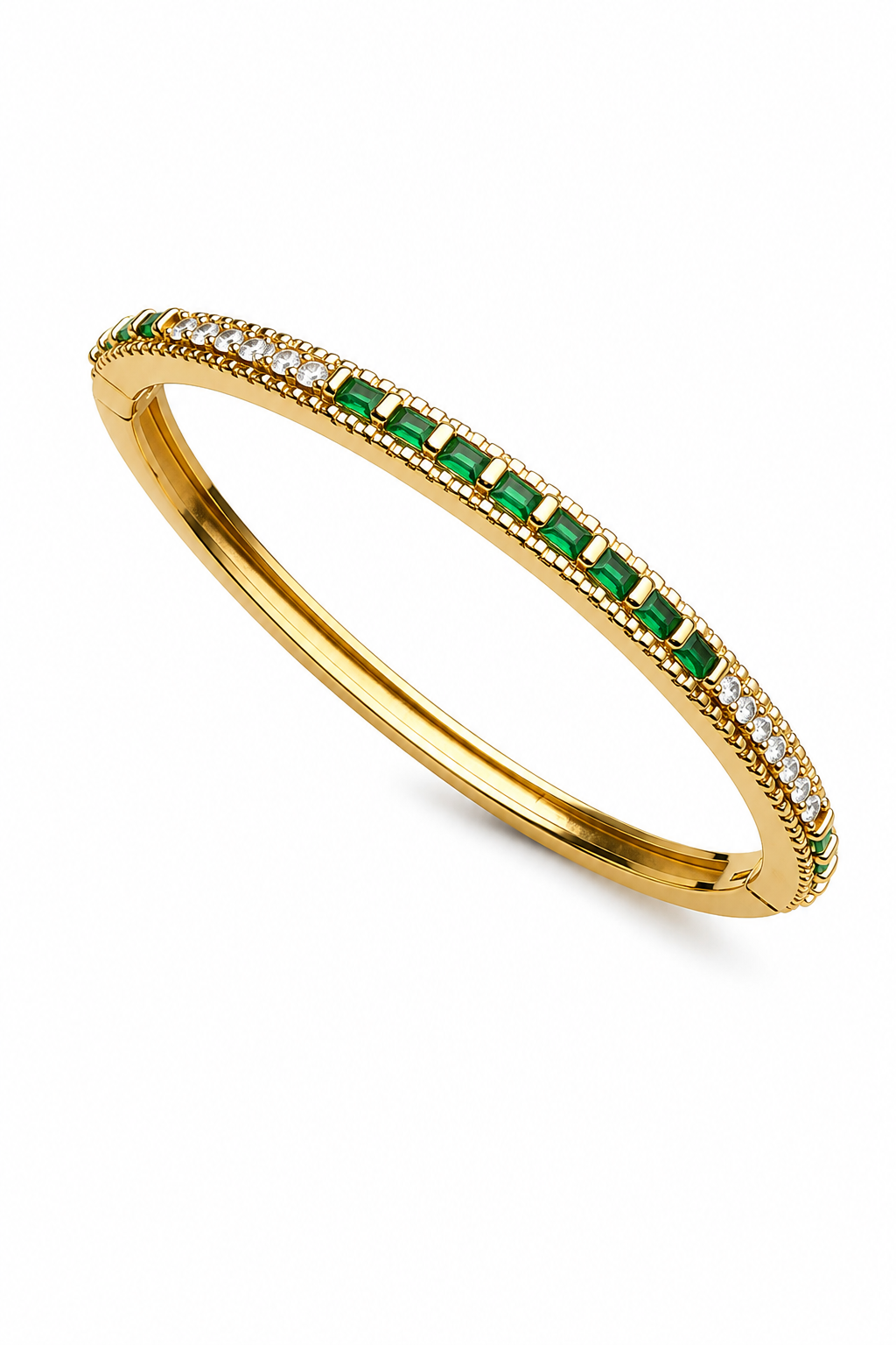 Jell's Green Diamond Kelepçe Bileklik