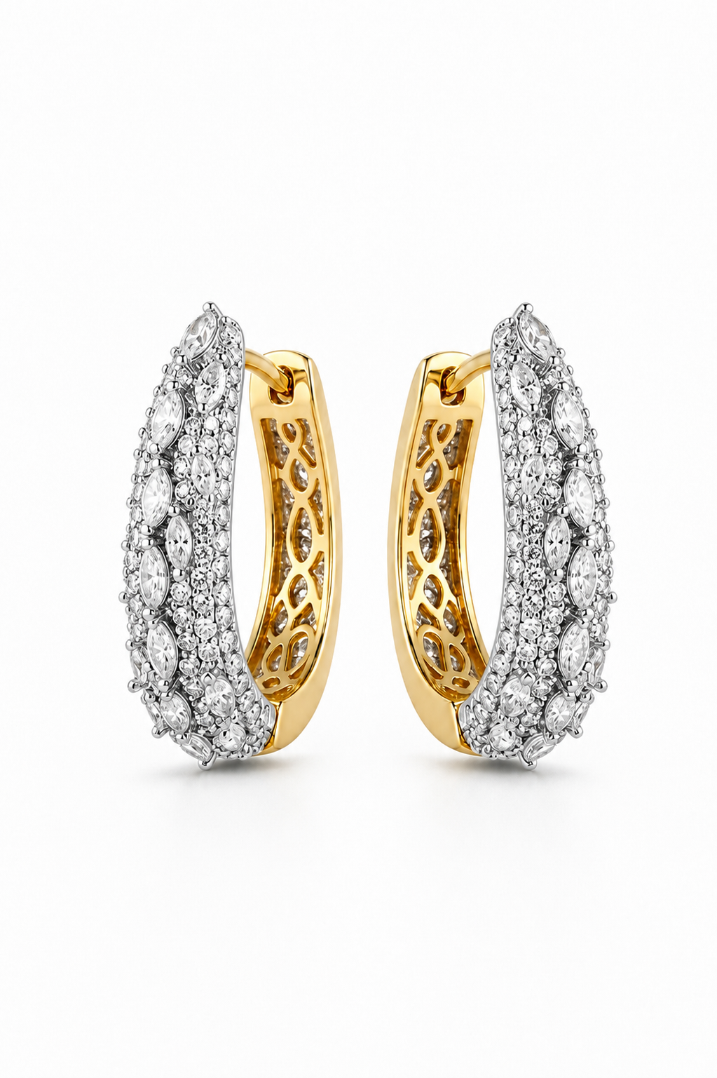 Marquise Pave Küpe
