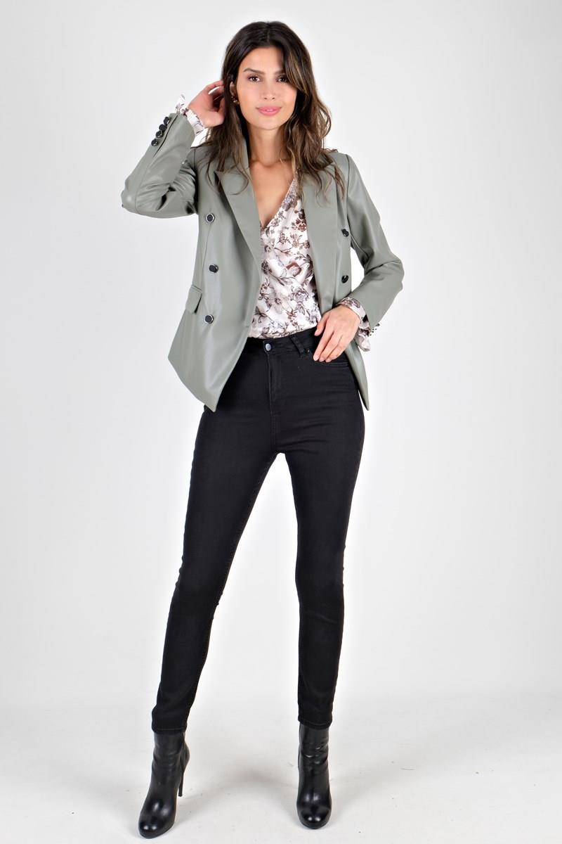 Anglade Strech  Denim  Pantolon SİYAH