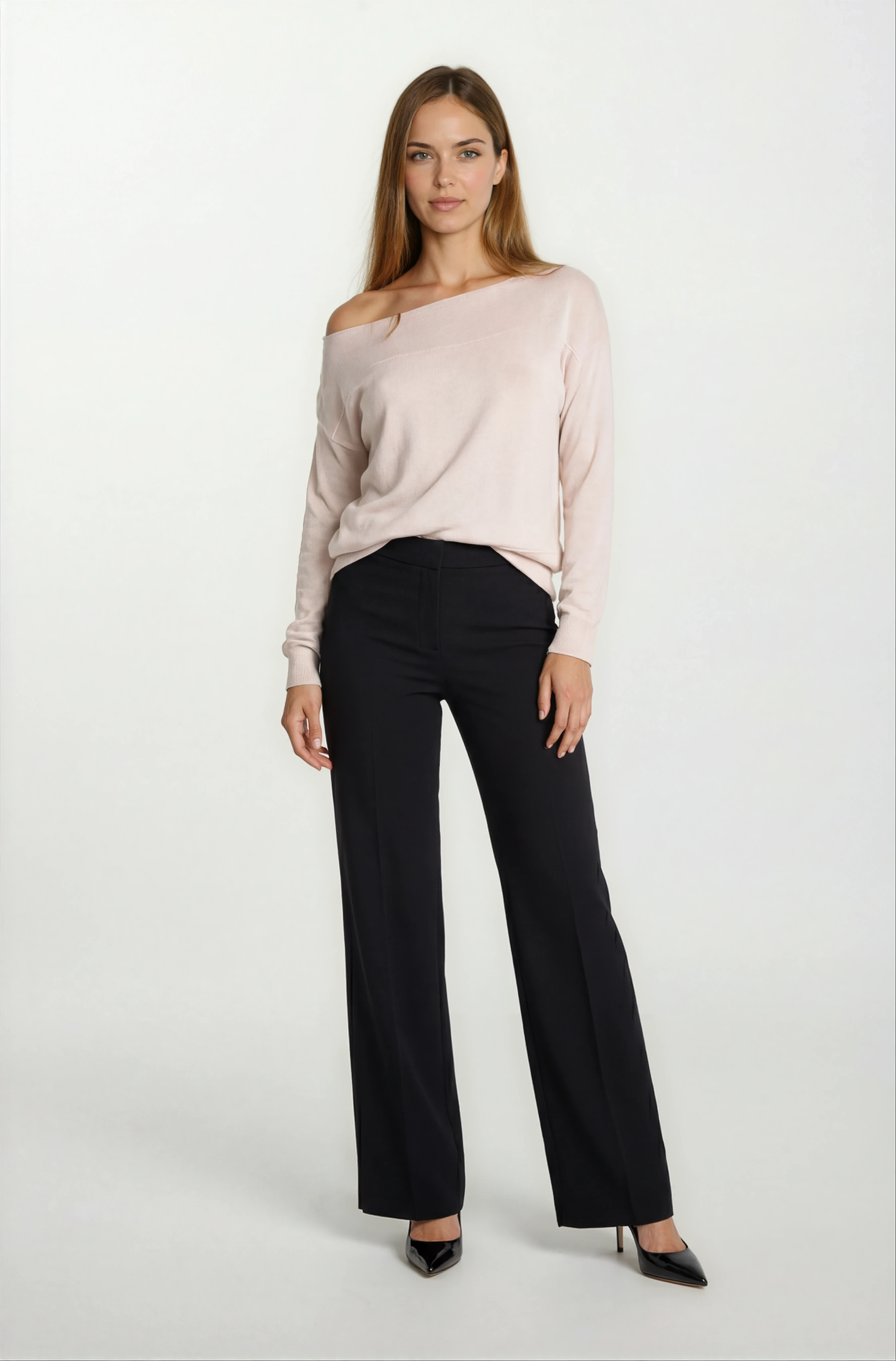 Consolato Kayık Yaka Triko BEJ