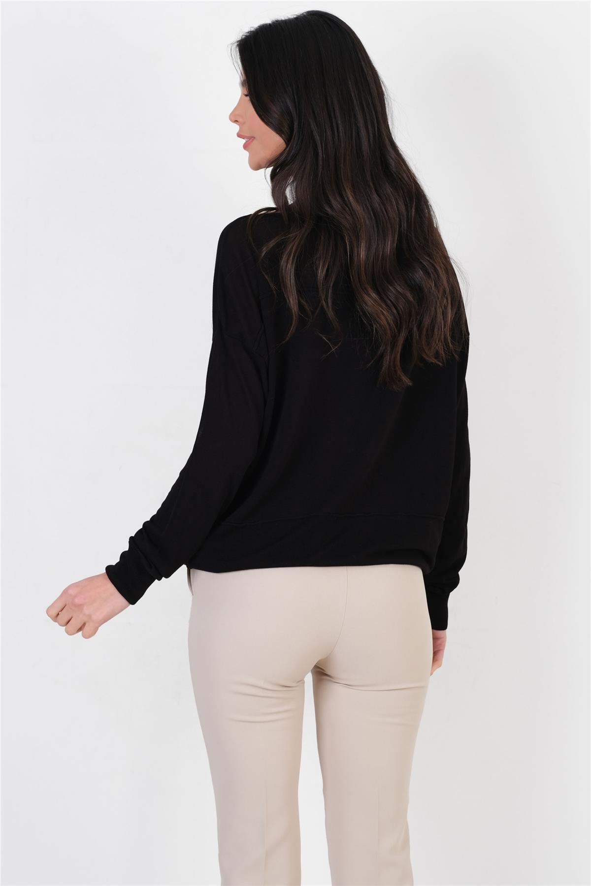 Consolato Kayık Yaka Triko SİYAH