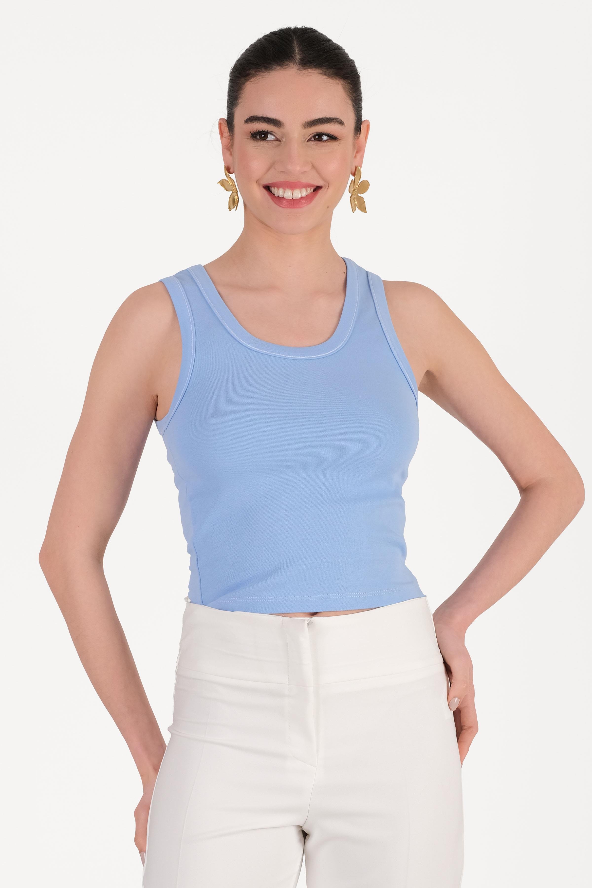 Danny U Uaka Kolsuz Bluz MAVİ