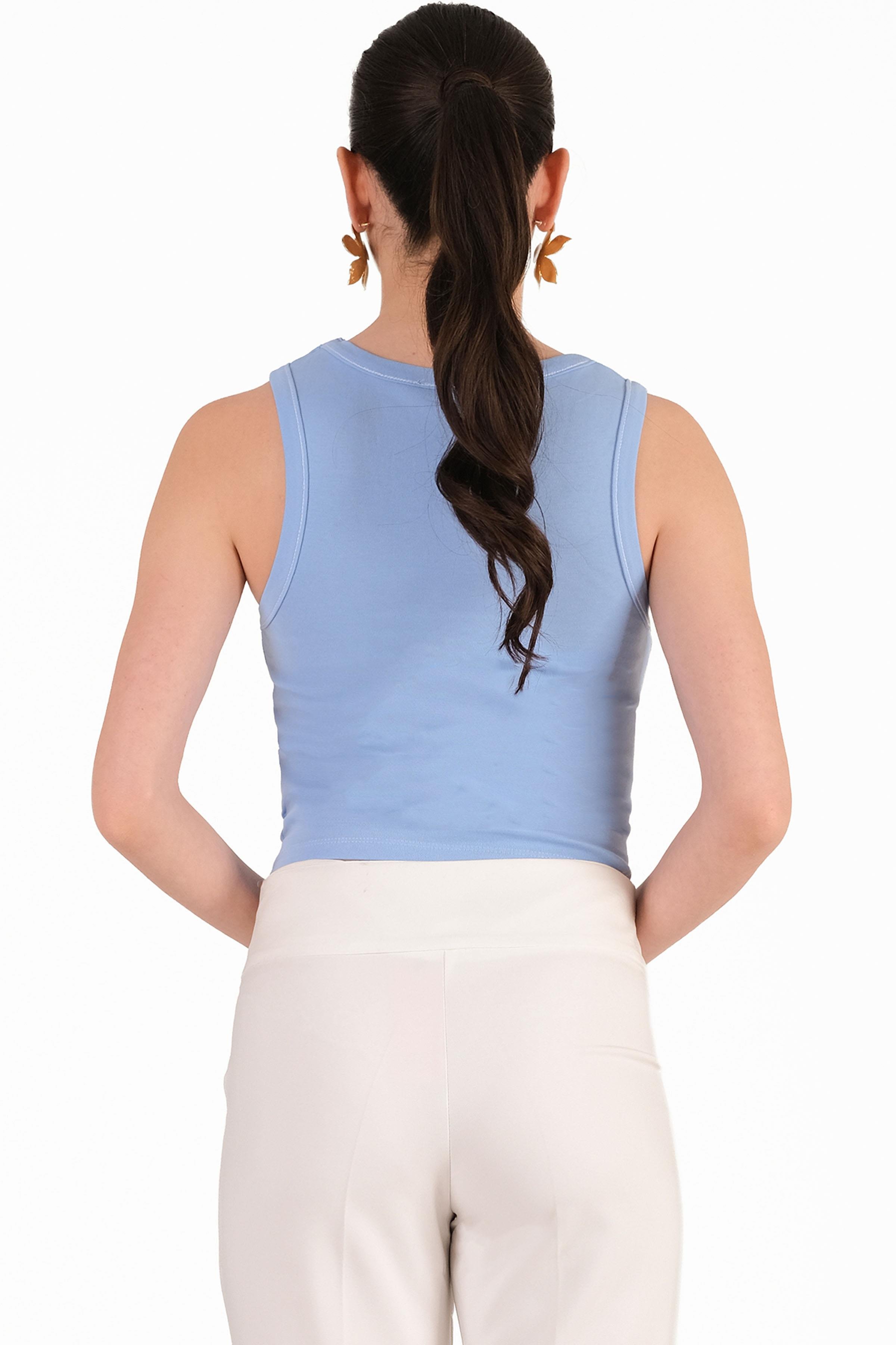 Danny U Uaka Kolsuz Bluz MAVİ