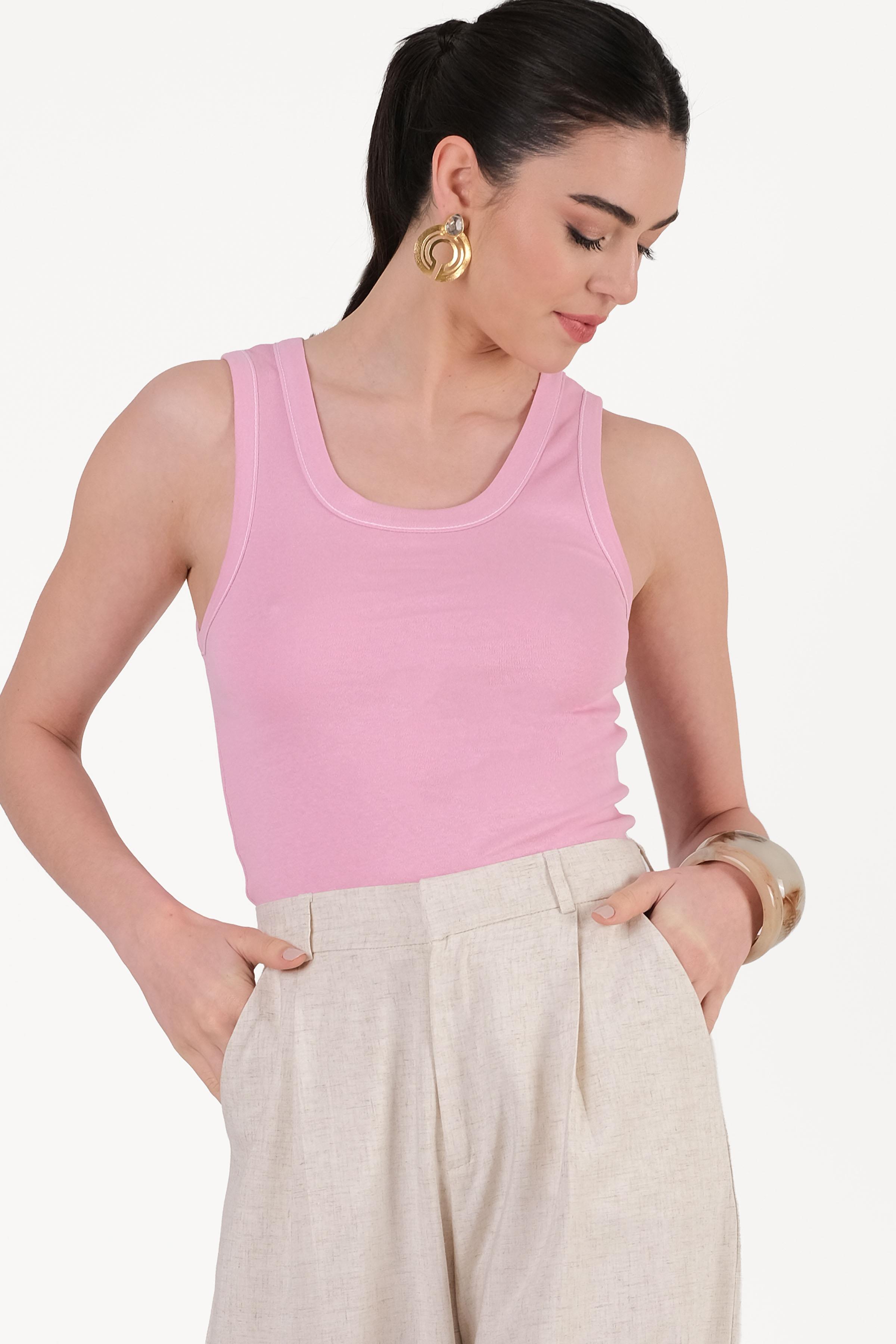 Danny U Uaka Kolsuz Bluz PEMBE