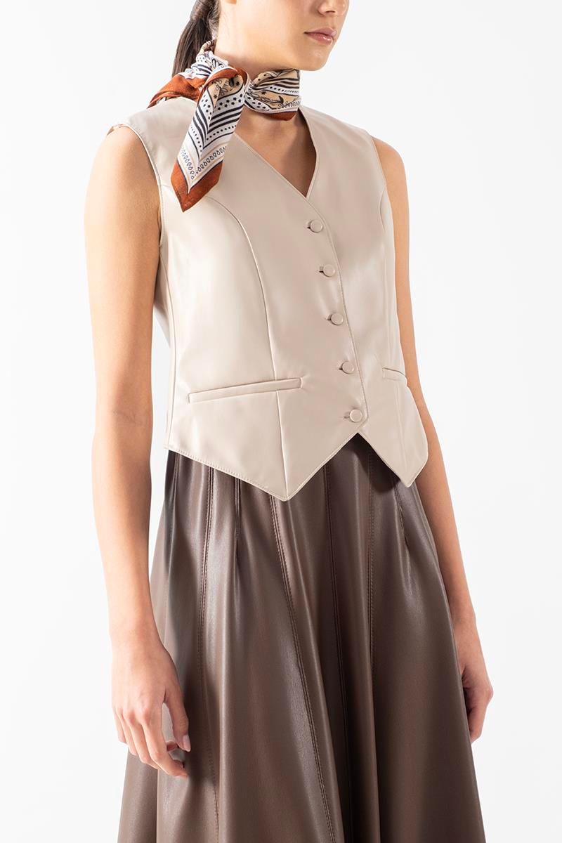 Diamantina Desenli Fular BEJ