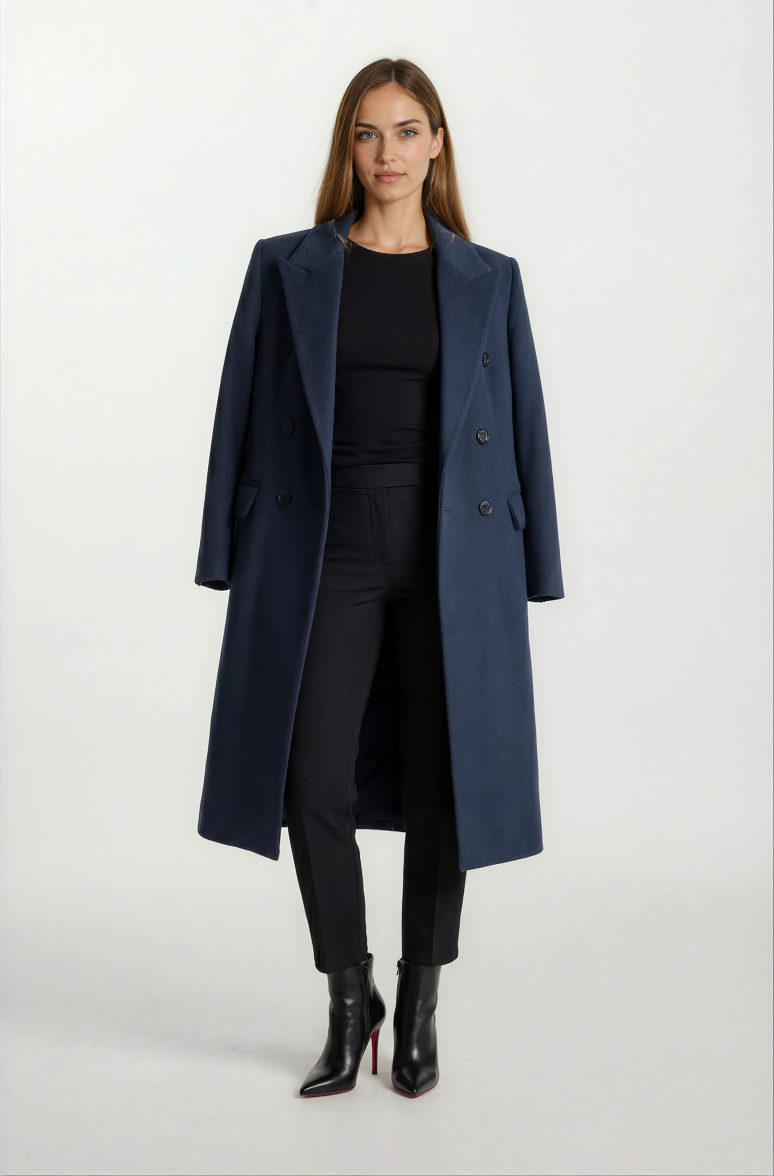 Duong Mono Yaka Kruvaze Kaban LACİVERT