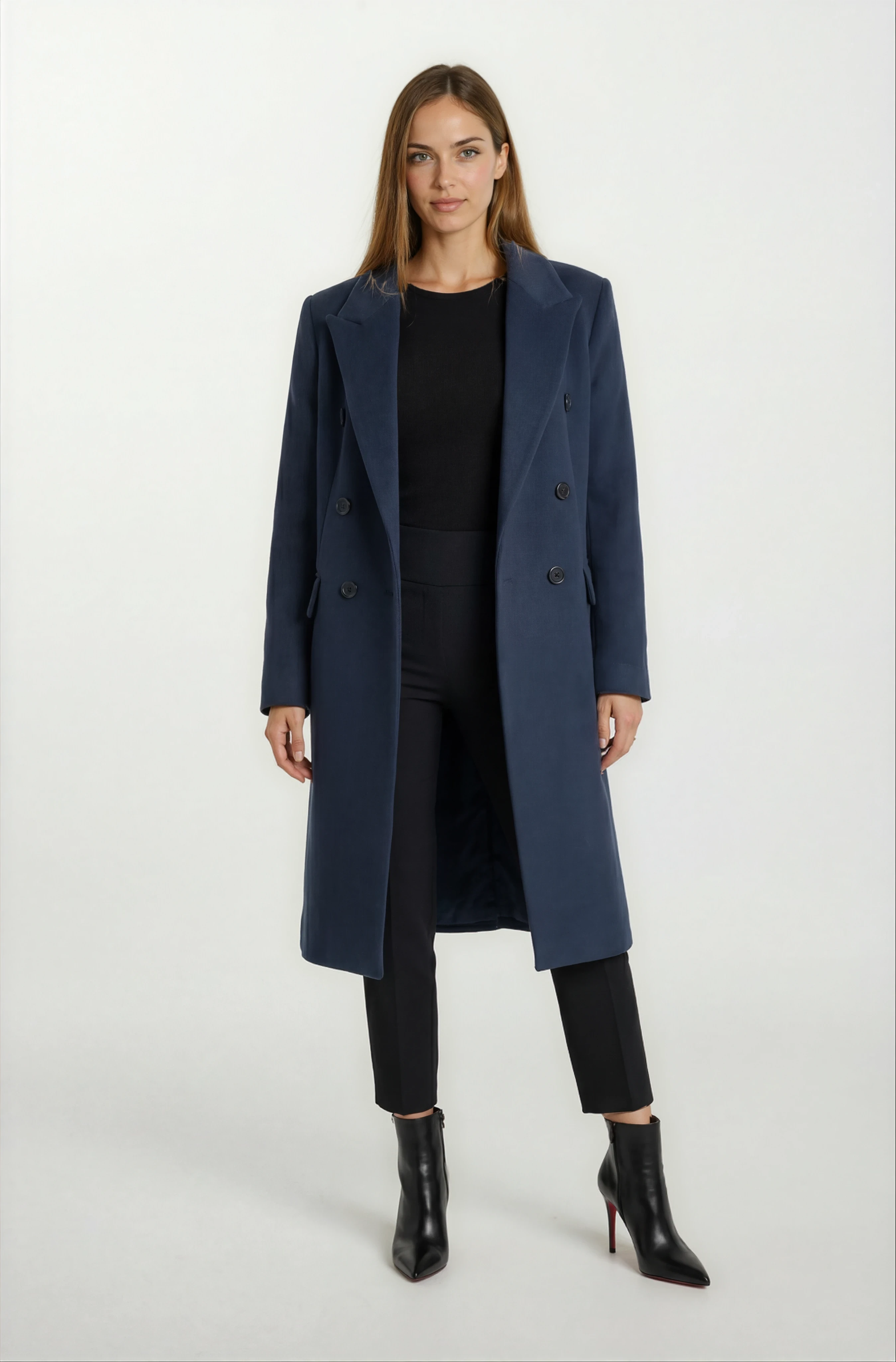 Duong Mono Yaka Kruvaze Kaban LACİVERT