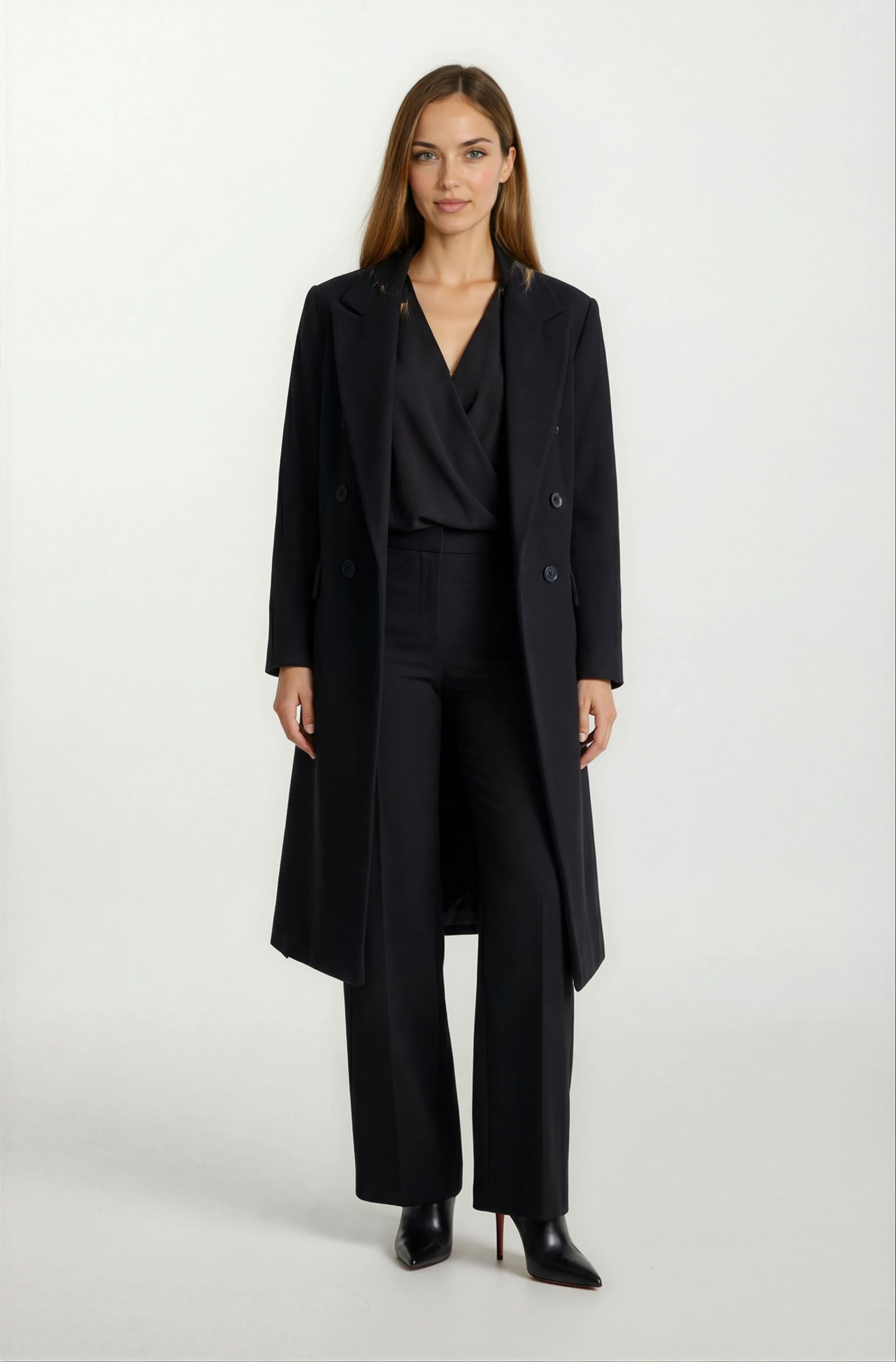 Duong Mono Yaka Kruvaze Kaban SİYAH