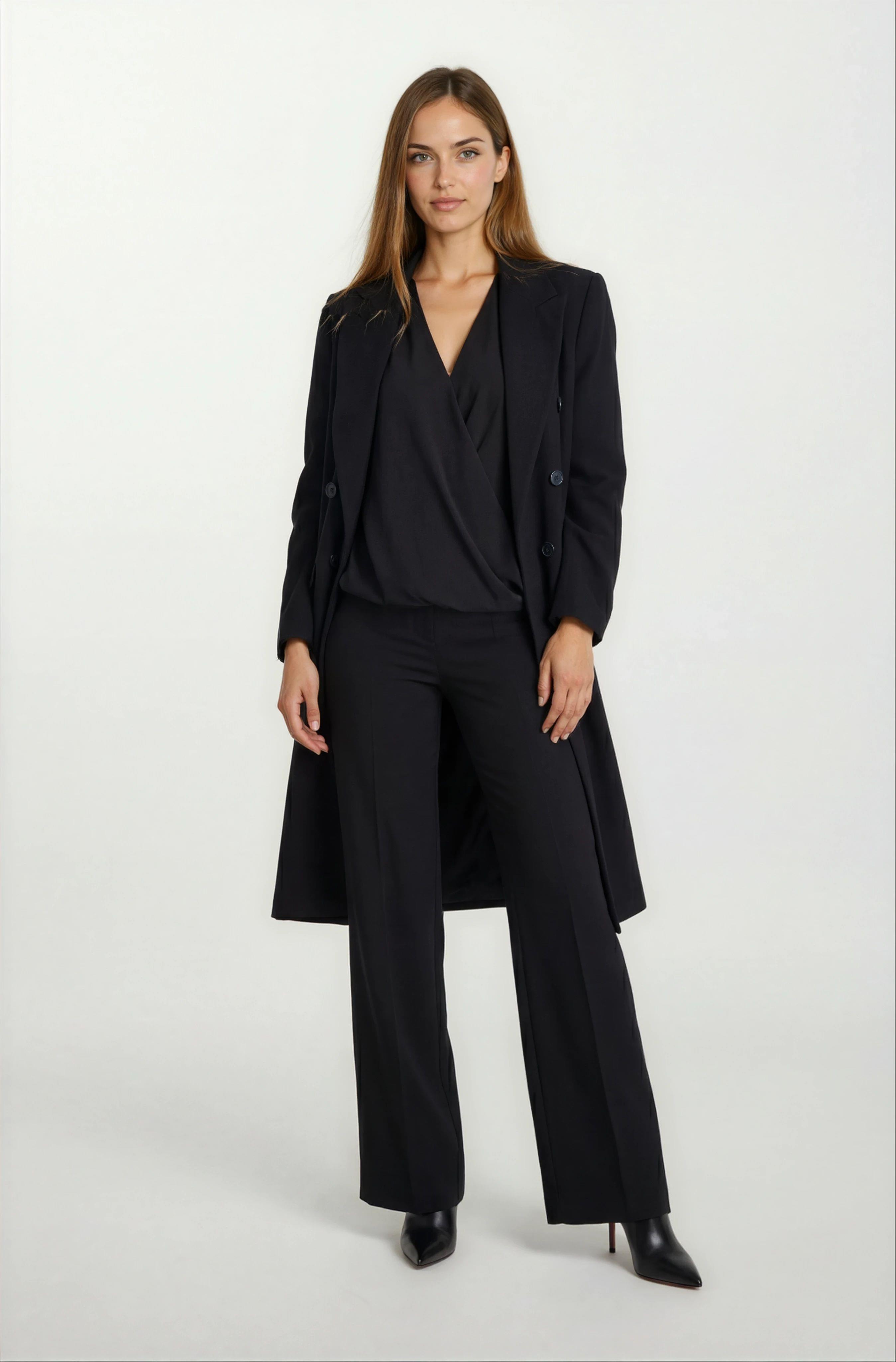 Duong Mono Yaka Kruvaze Kaban SİYAH