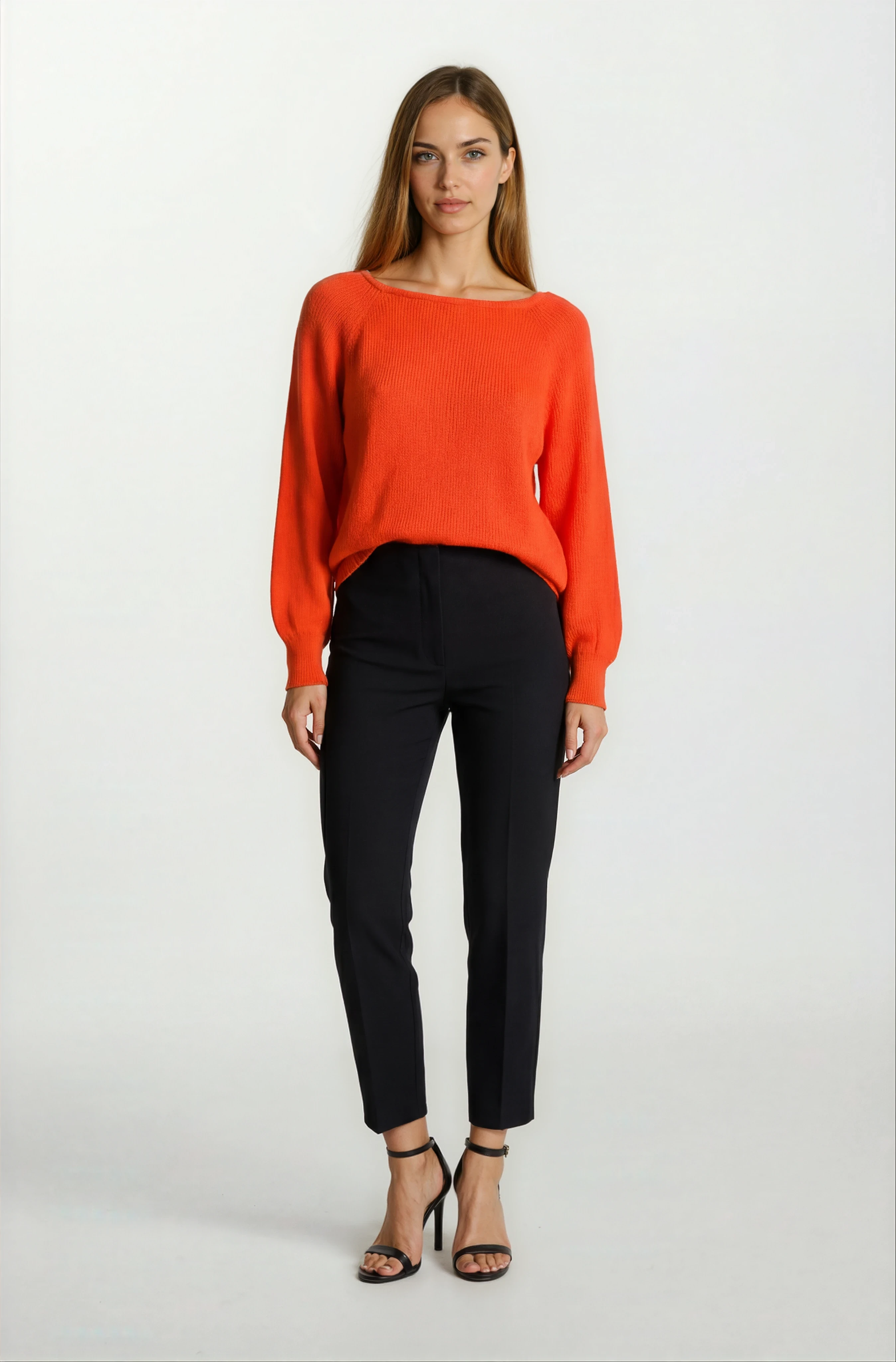 Duquenne U Yaka Triko KIRMIZI