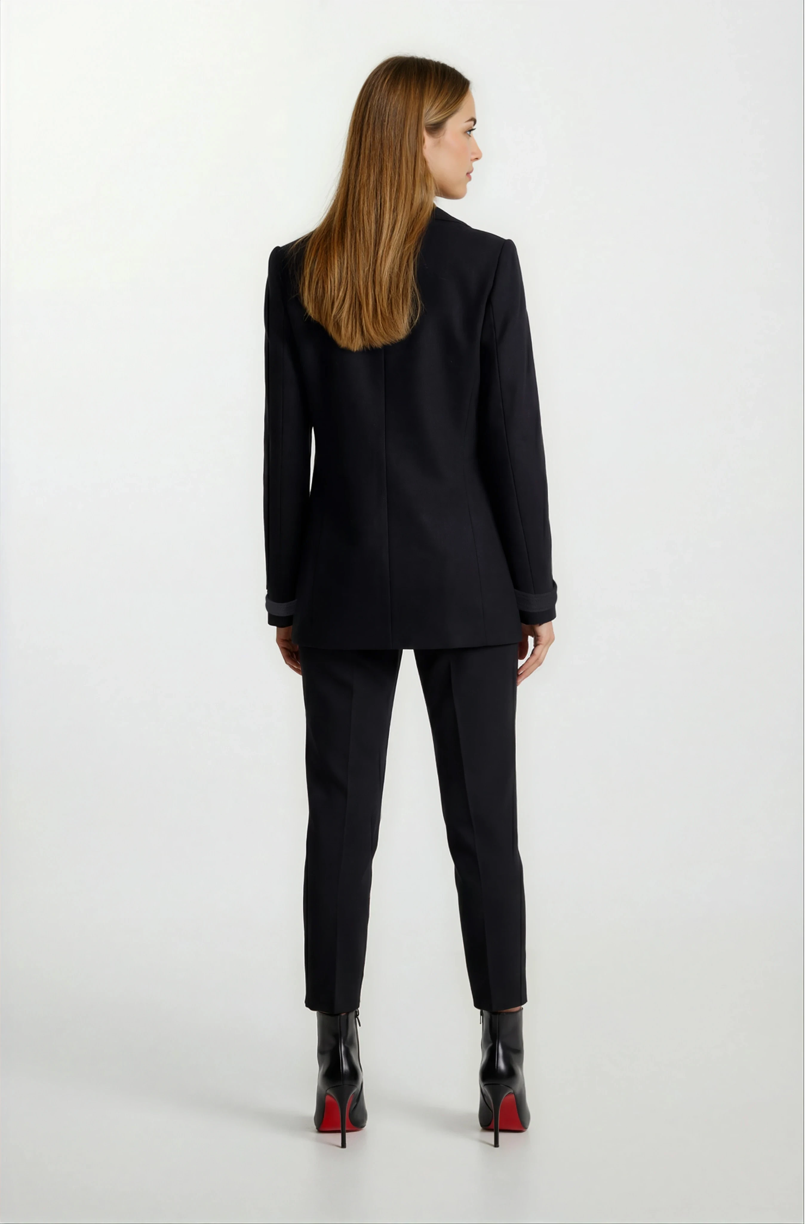 Edmondo Erkek Yaka Kruvaze Mont SİYAH