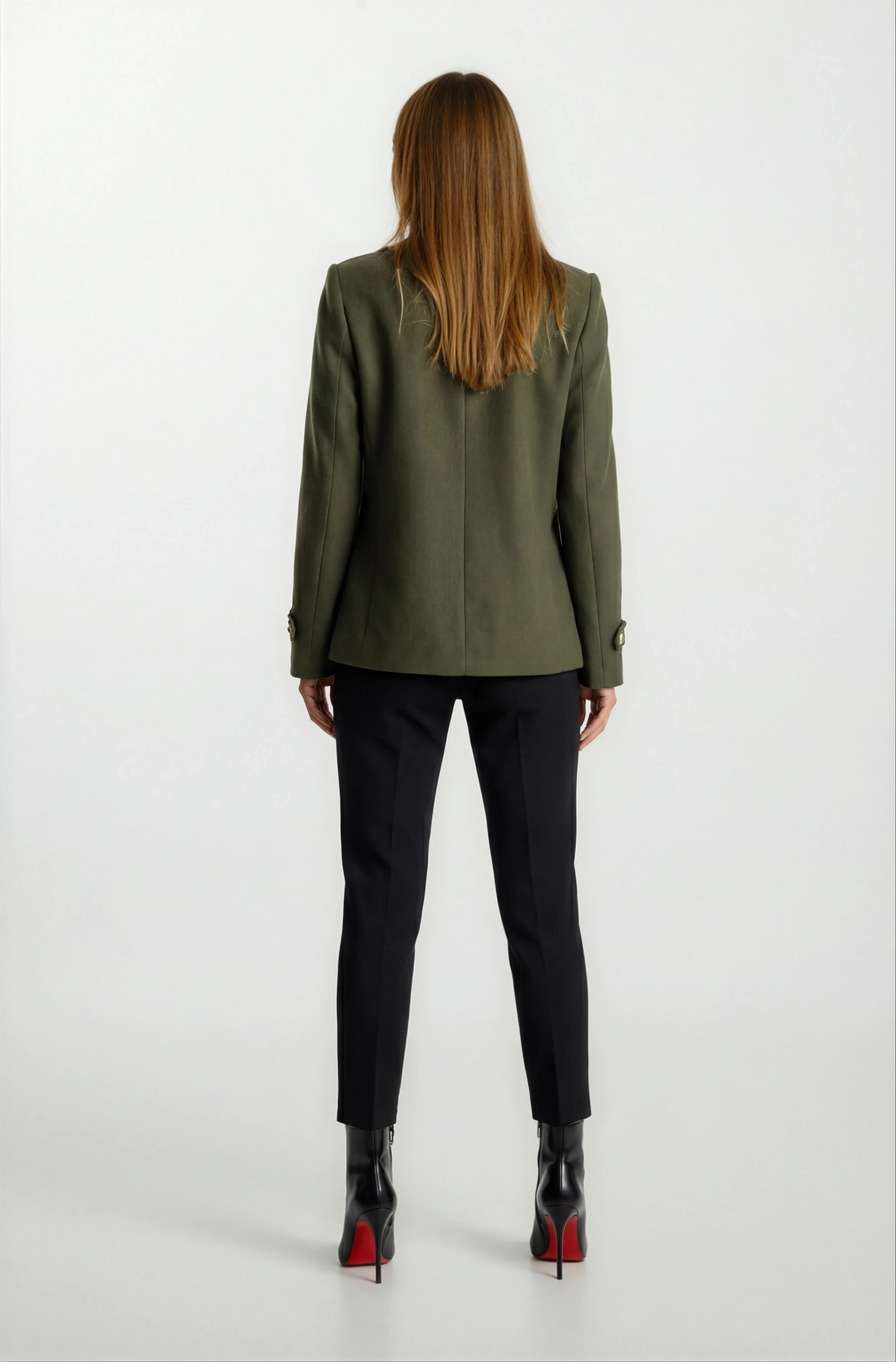 Edmondo Erkek Yaka Kruvaze Mont YEŞİL