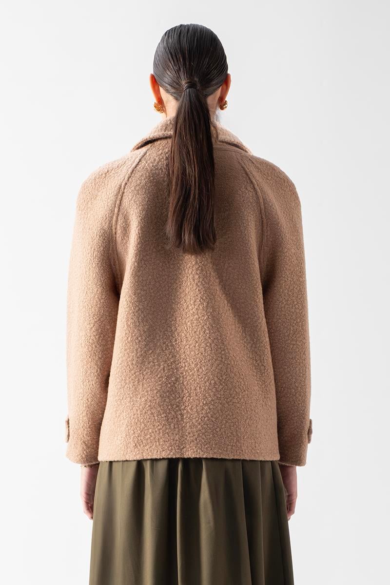 Efrikian Kruvaze Yandan Cepli Salaş Kaban CAMEL