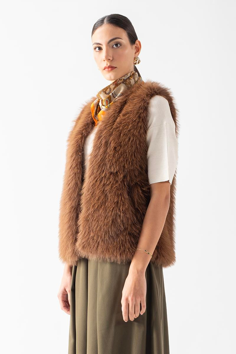 Faulker Arka Bel Lastikli Önü Pileli Etek HAKİ