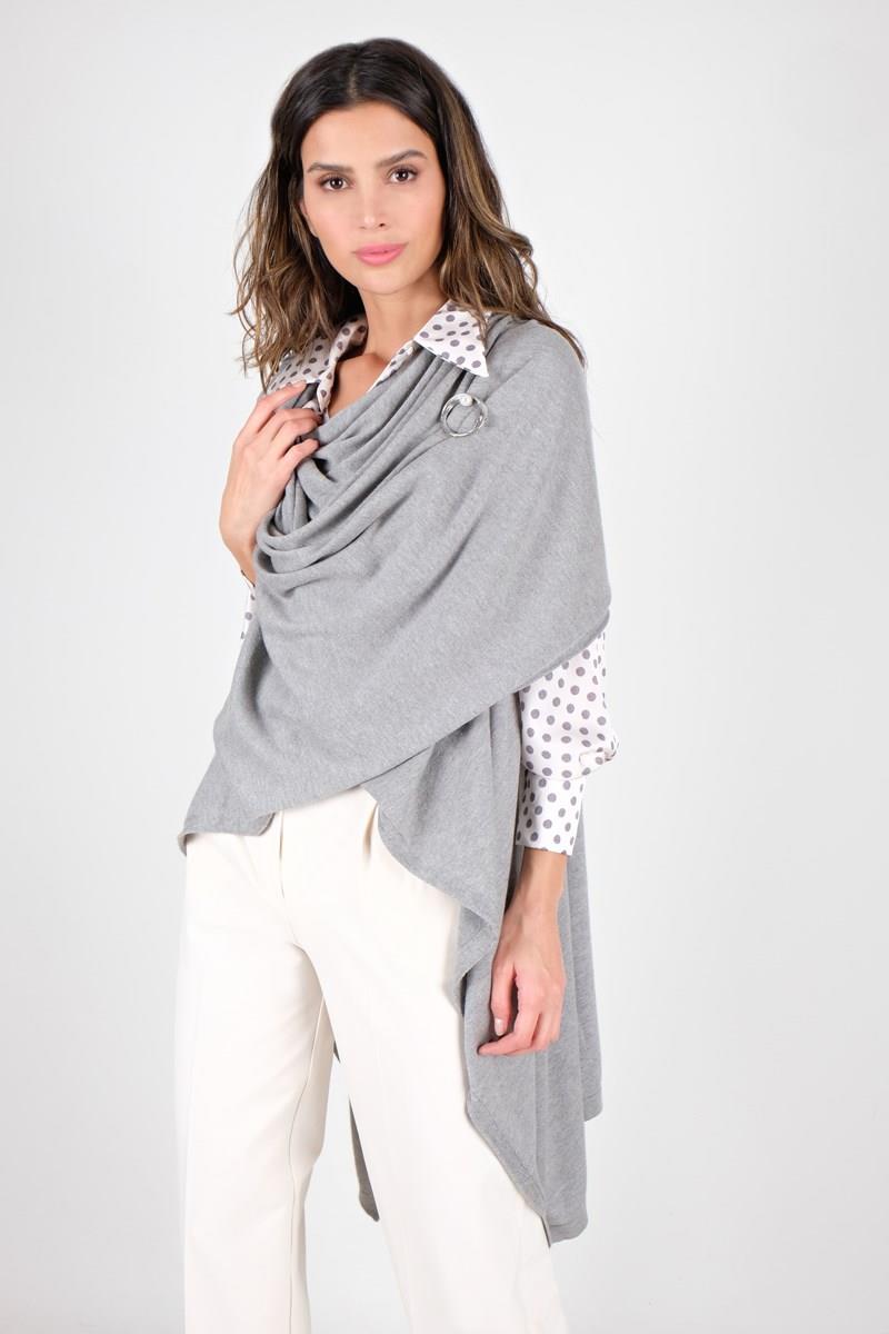 Feliciana Geniş Kesim Triko GRİ