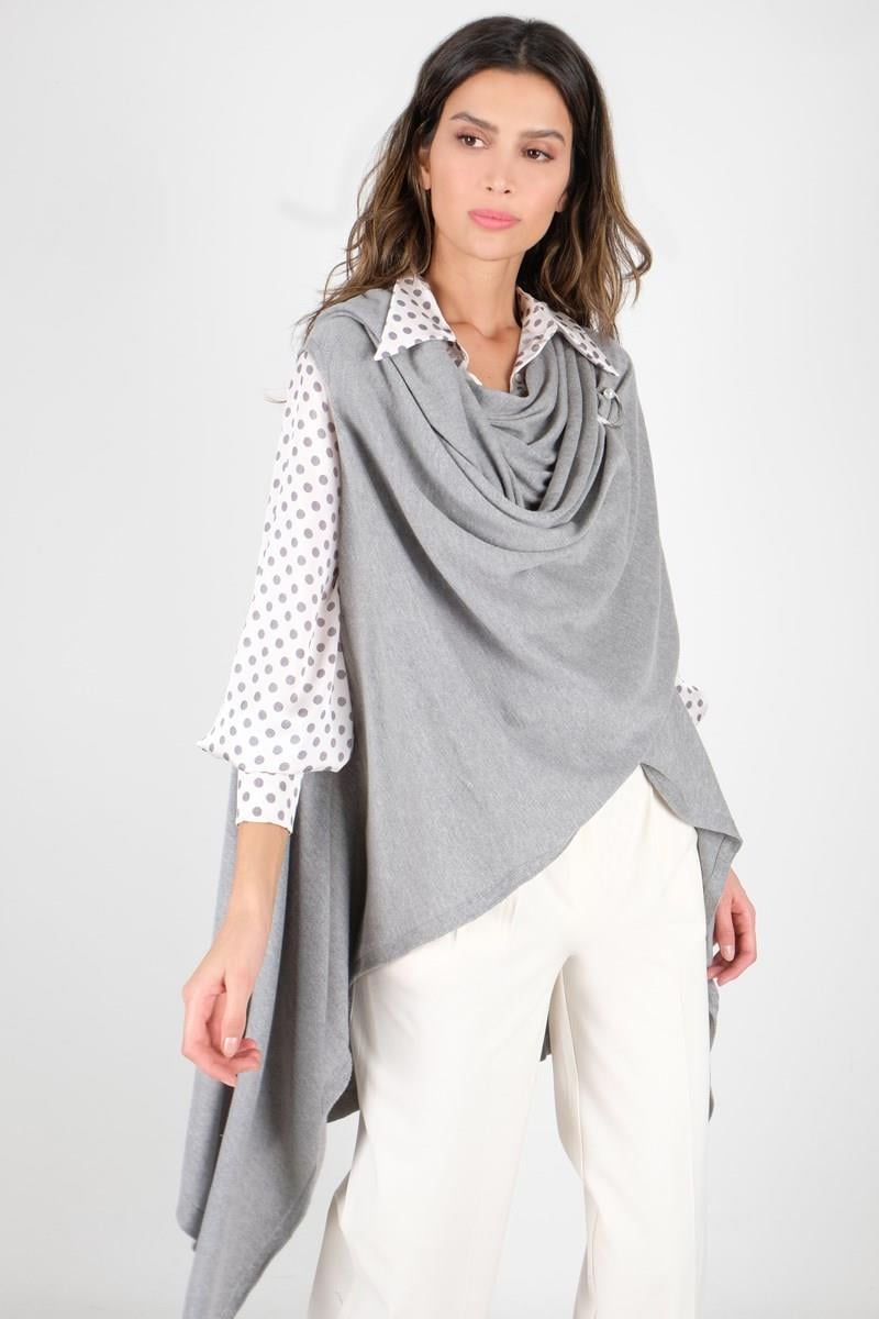 Feliciana Geniş Kesim Triko GRİ