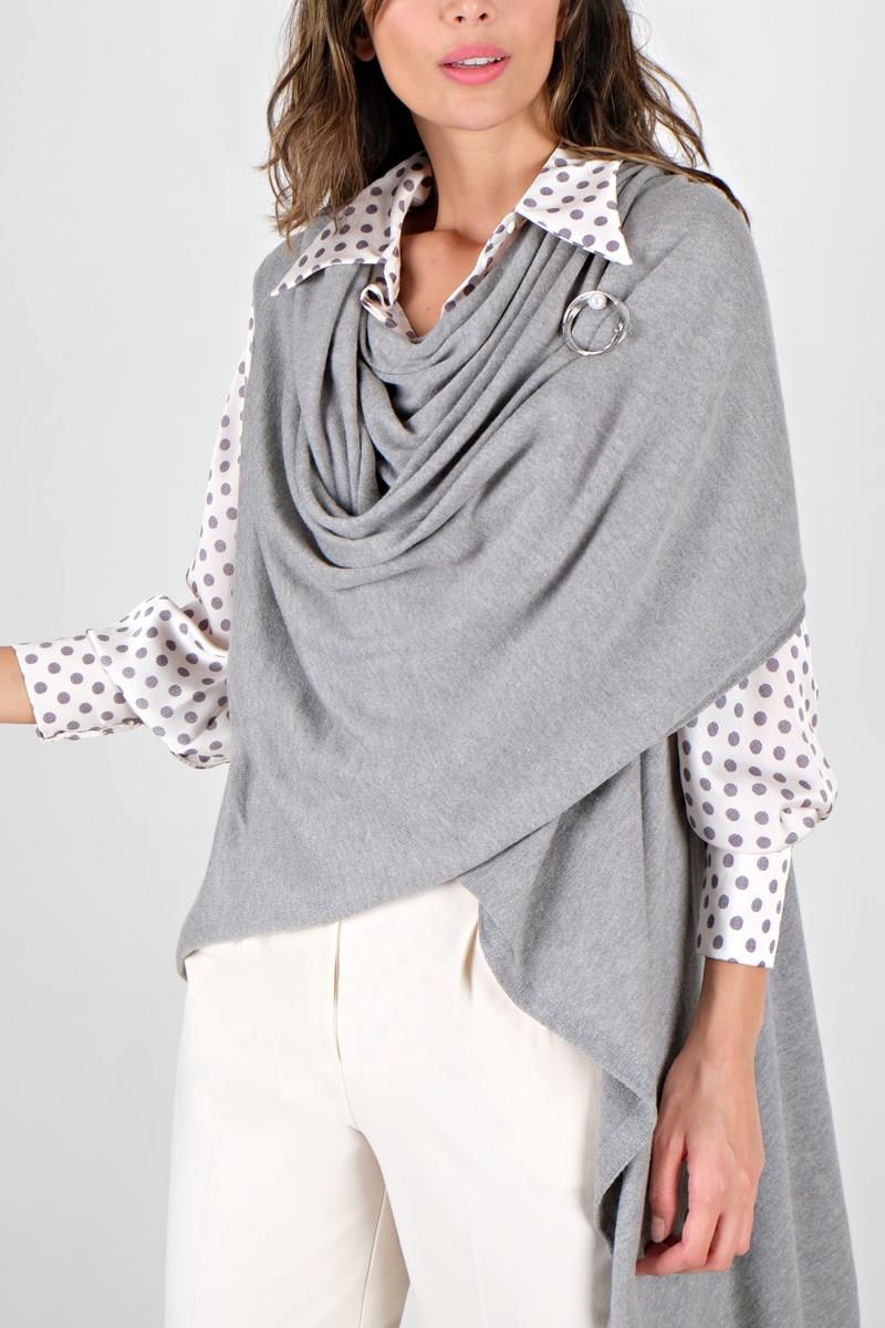 Feliciana Geniş Kesim Triko GRİ