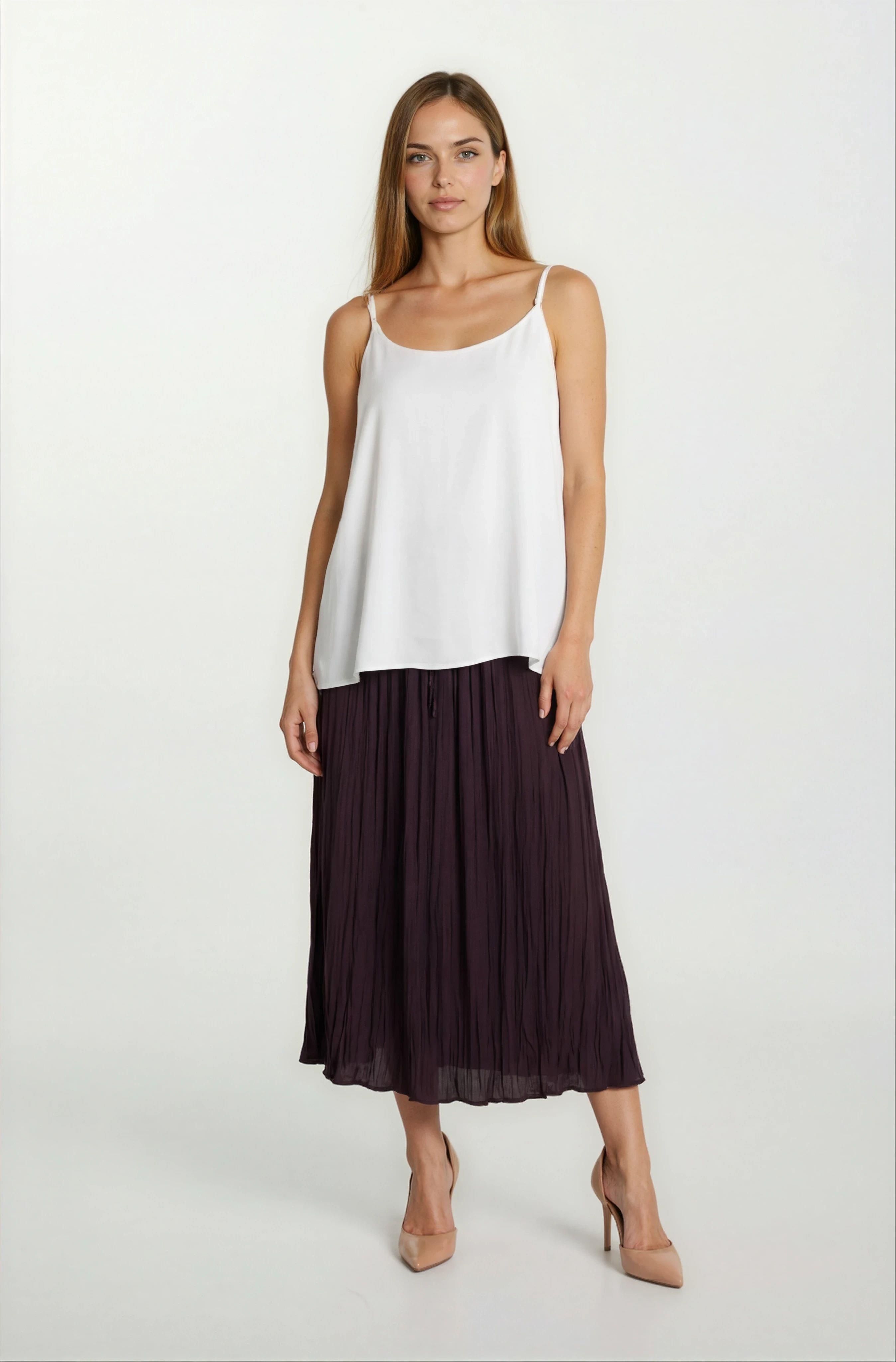 Filangieri İnce Askılı Salaş Bluz EKRU