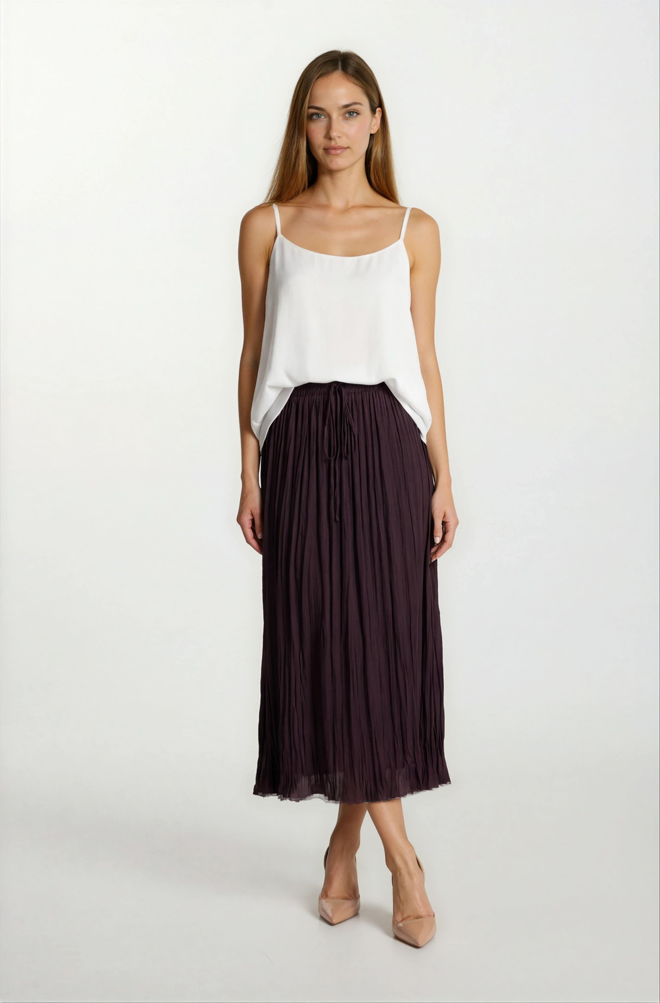 Filangieri İnce Askılı Salaş Bluz EKRU