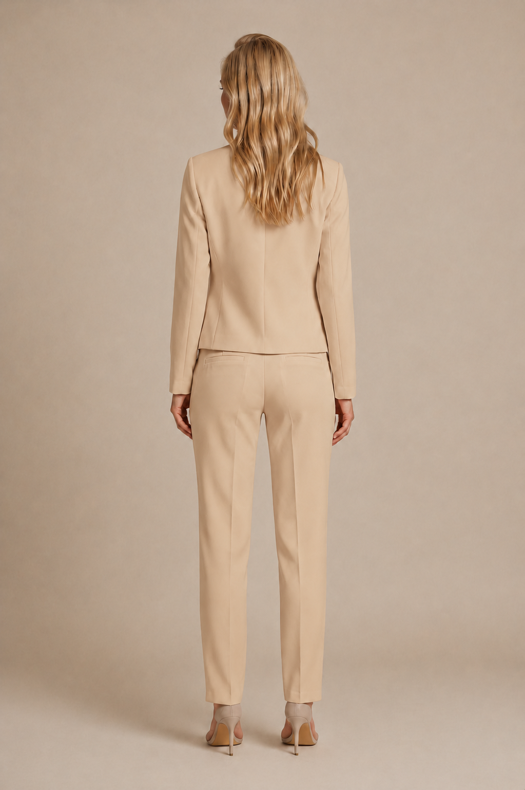 Florinia Krep Ceket CAMEL