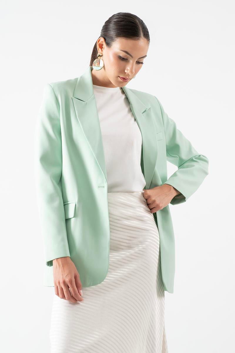 Foscarino Tek Düğme Blazer Ceket MİNT