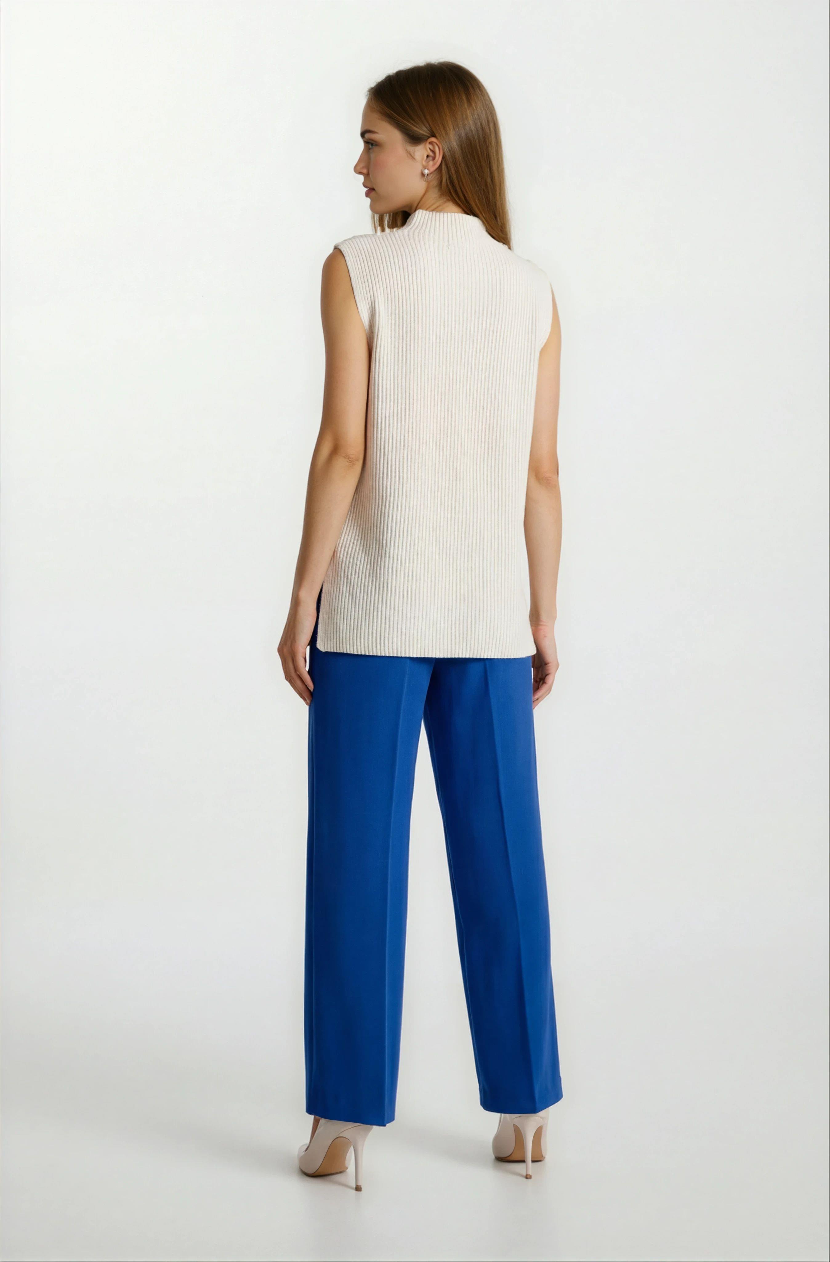 Gerbina Yüksek Bel Bol Paça Pantolon SAKS