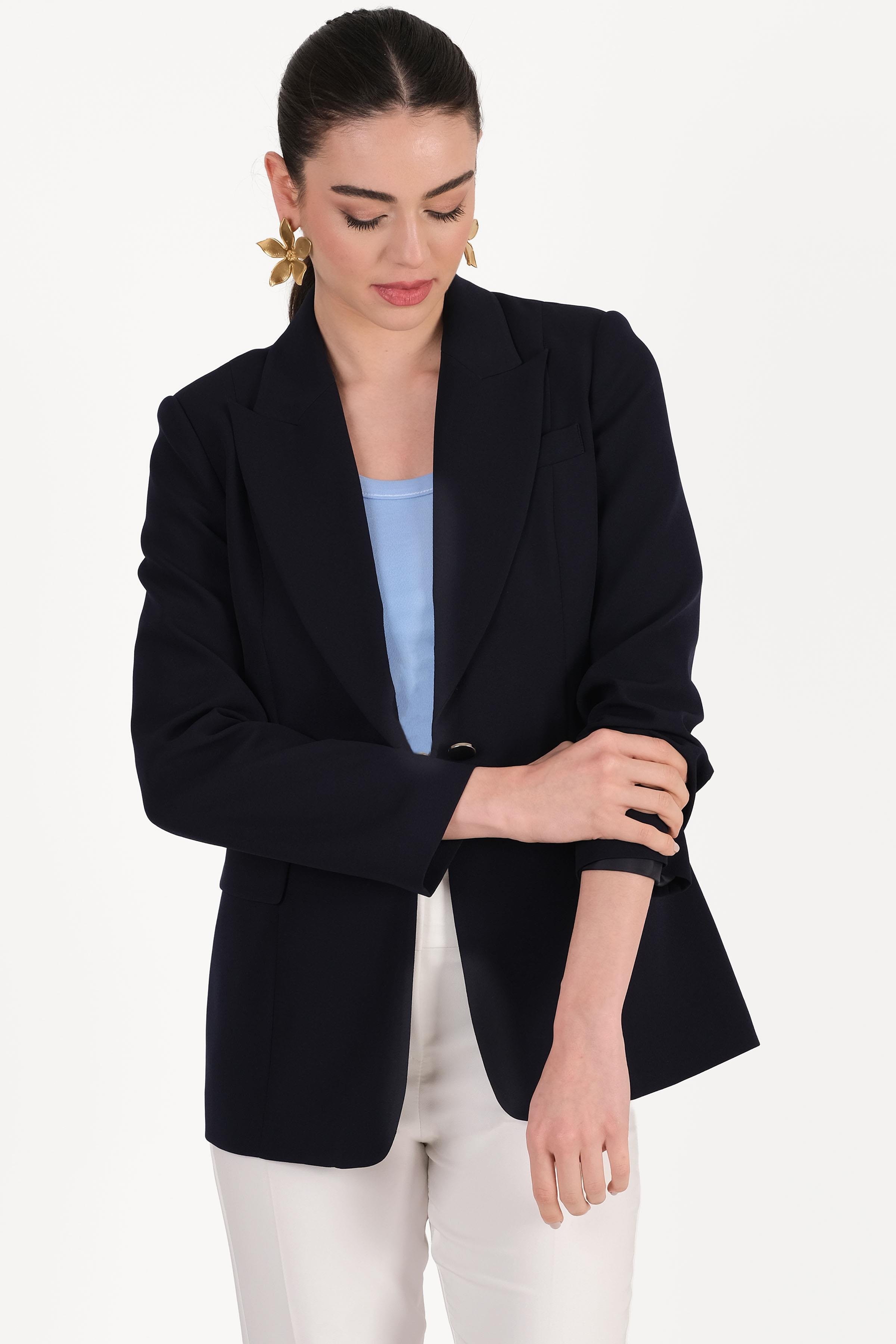 Onelda Erkek Yaka Tek Düğme  Ceket LACİVERT