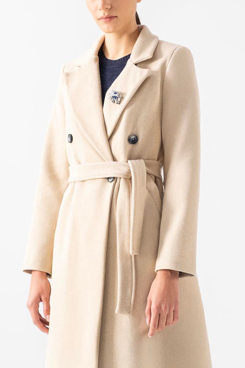 Orfello Mono Yaka Kruvaze Kaban BEJ