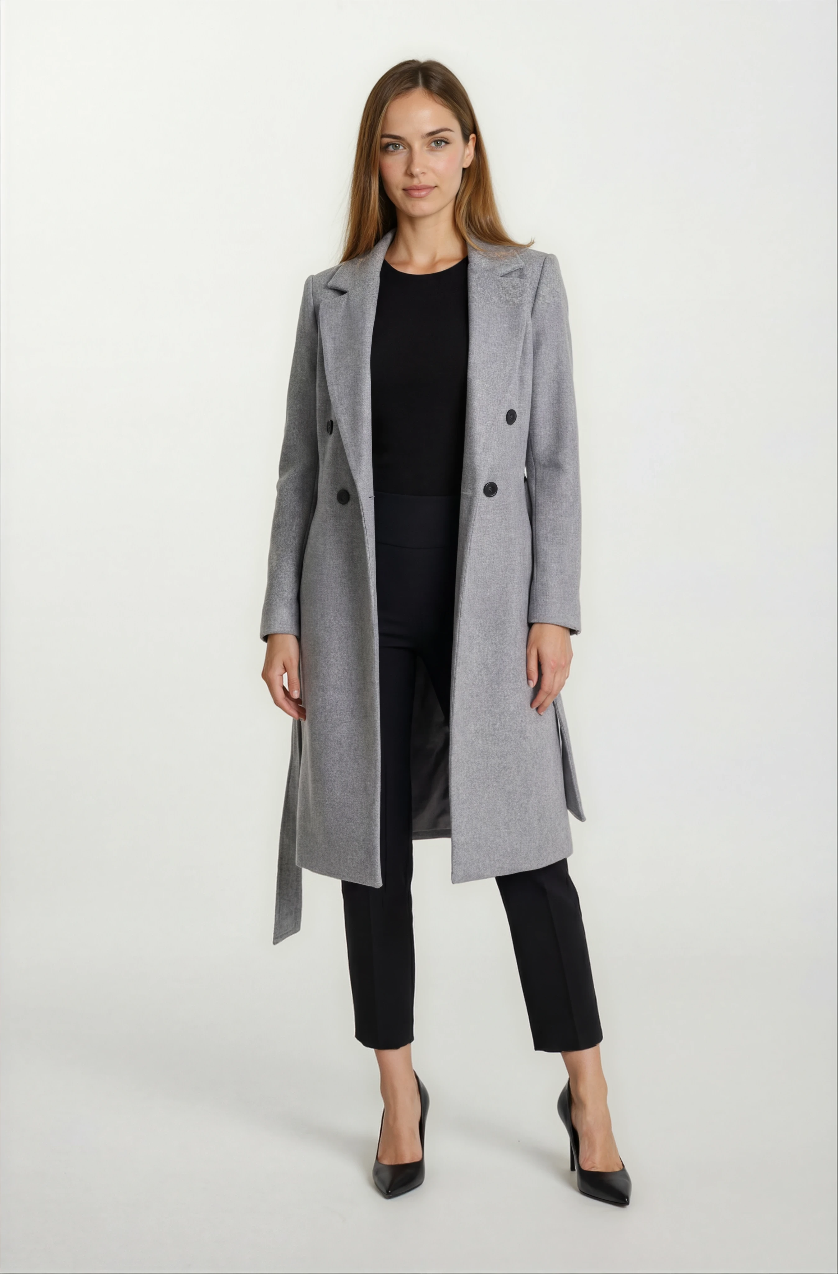 Orfello Mono Yaka Kruvaze Kaban KOYU GRİ