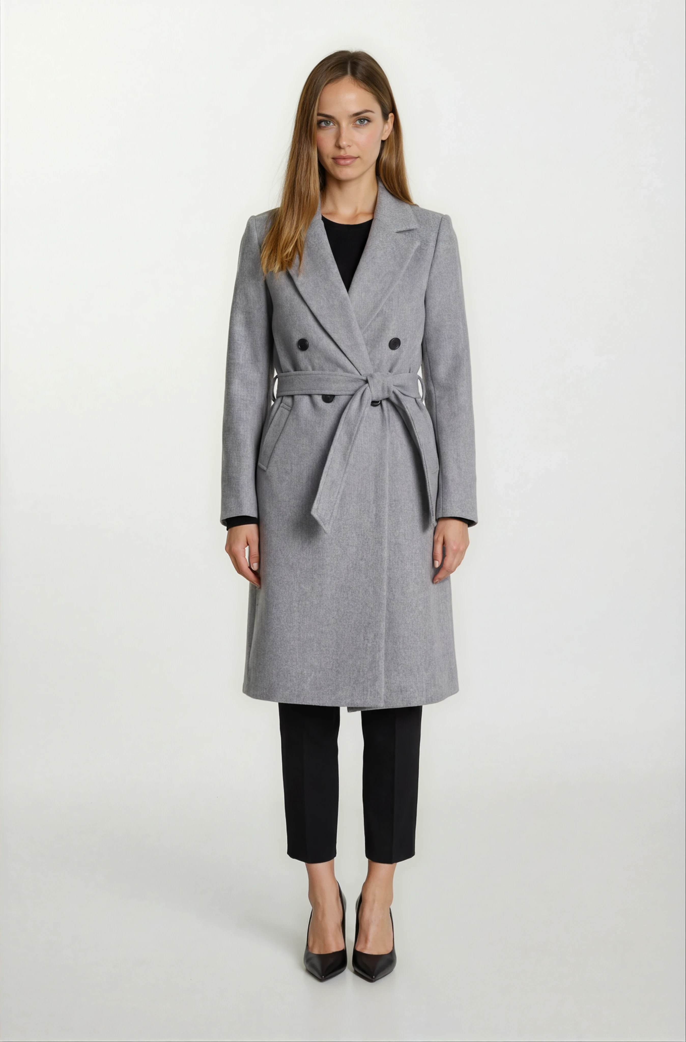 Orfello Mono Yaka Kruvaze Kaban KOYU GRİ