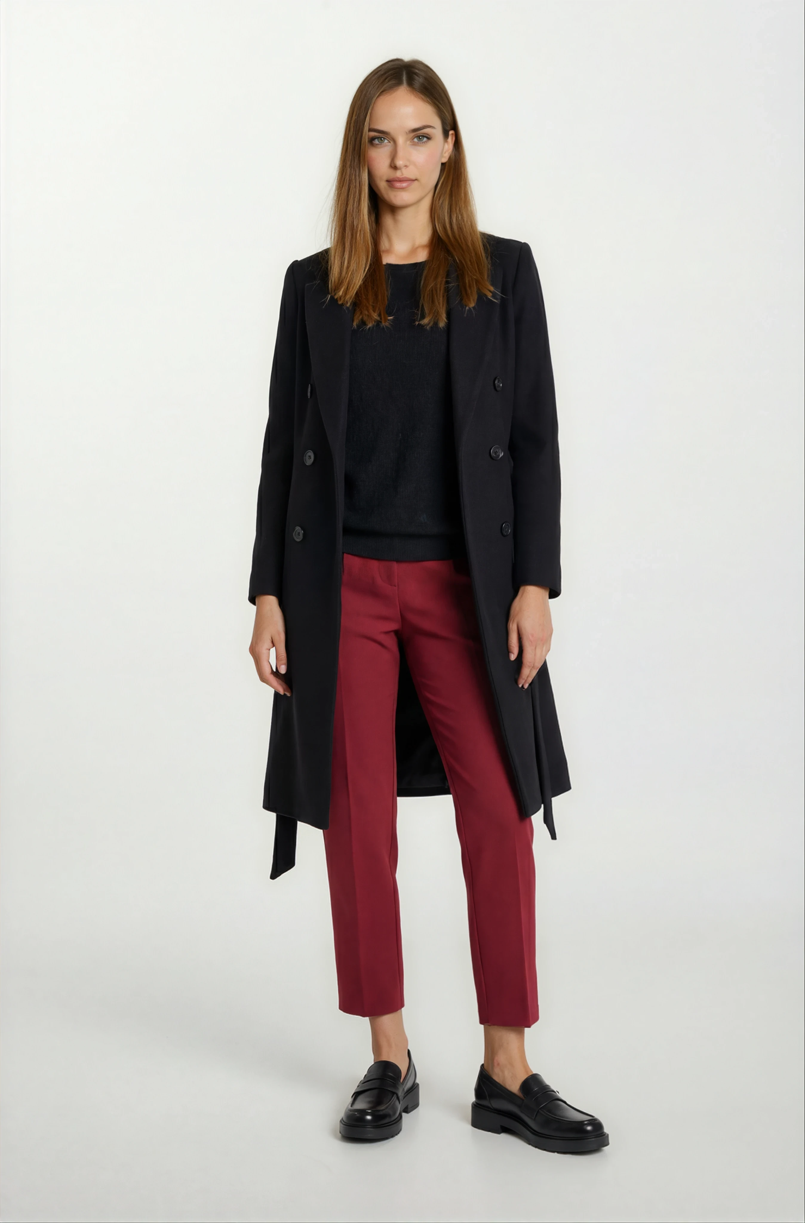 Orfello Mono Yaka Kruvaze Kaban SİYAH