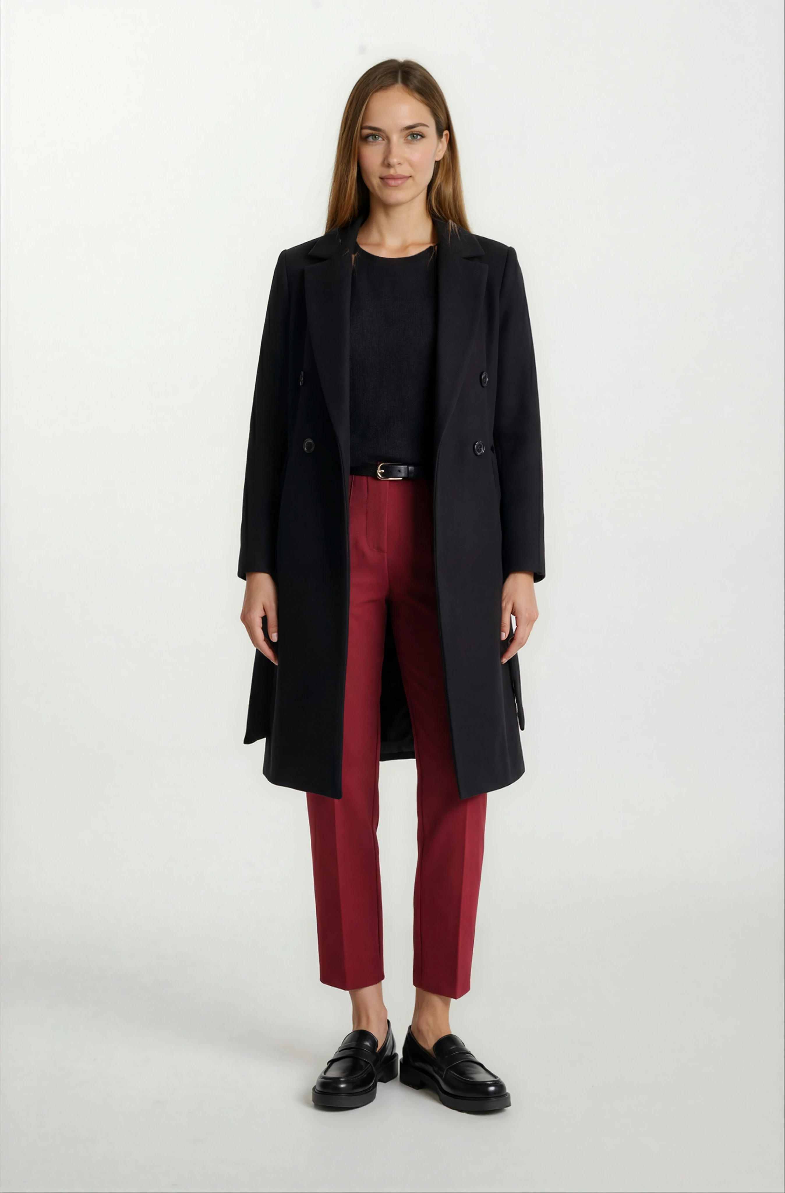 Orfello Mono Yaka Kruvaze Kaban SİYAH