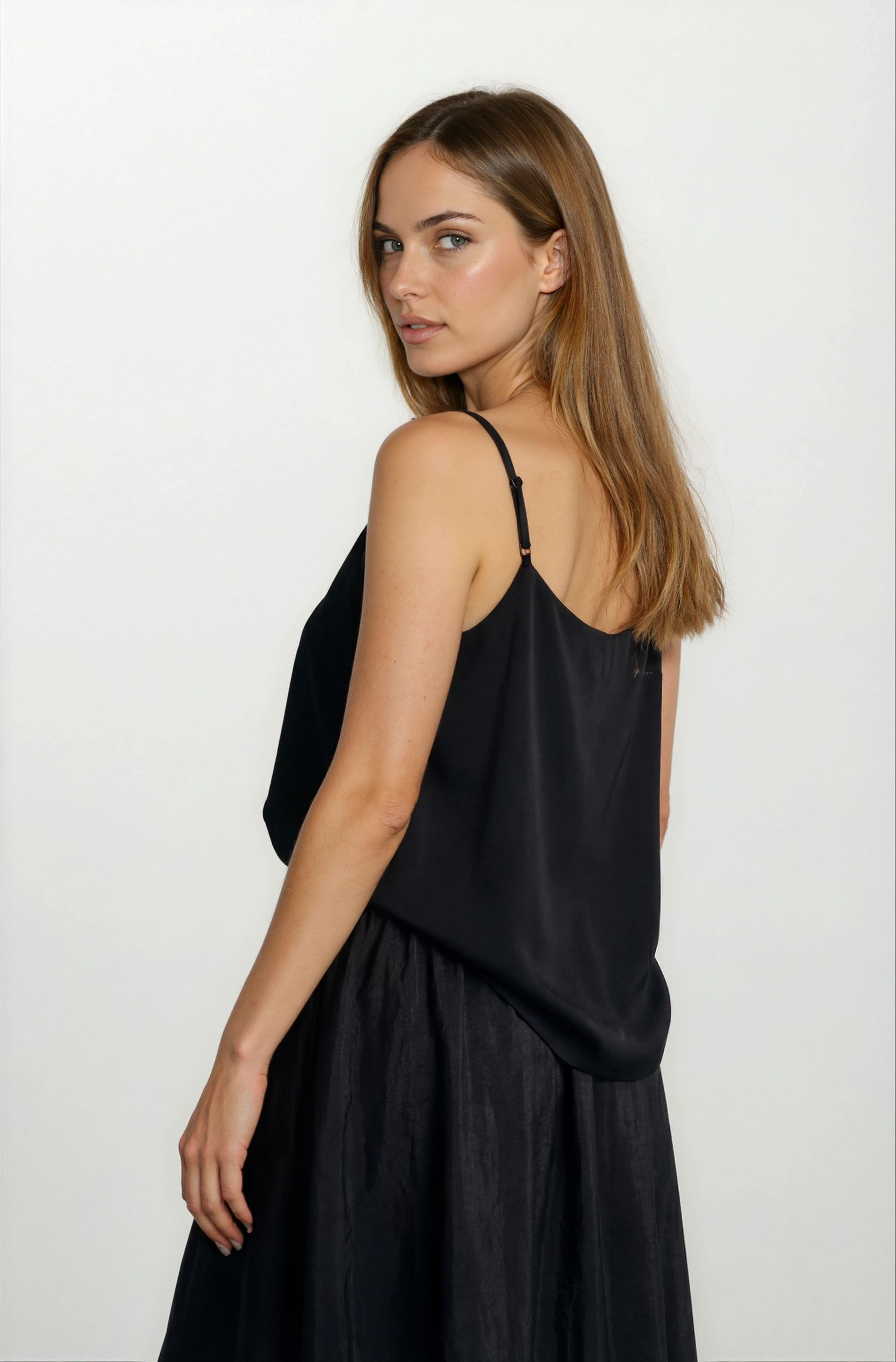 Origa Beli Lastikli Balon Etek SİYAH