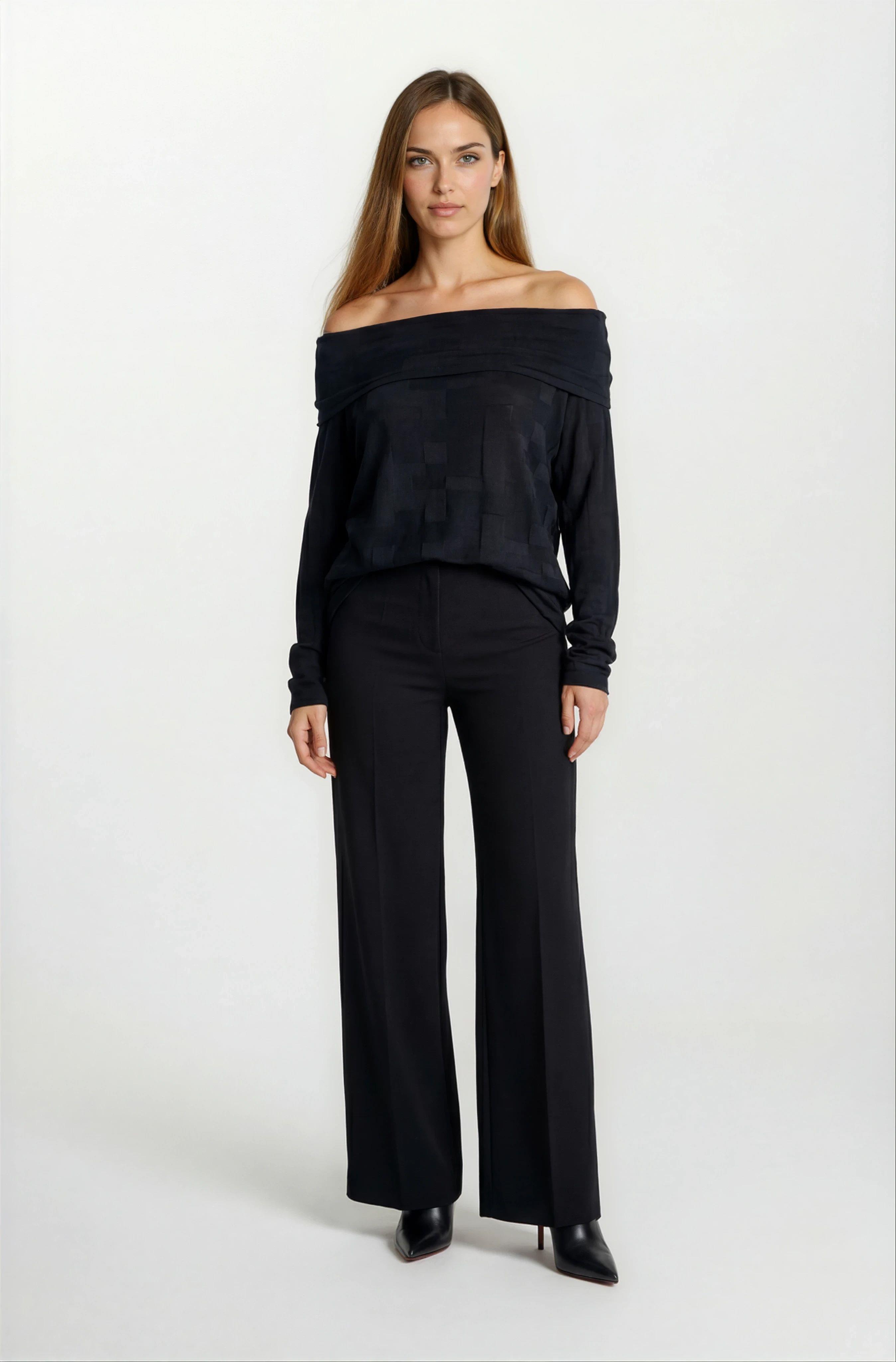 Oscardo Madanno Yaka Triko SİYAH