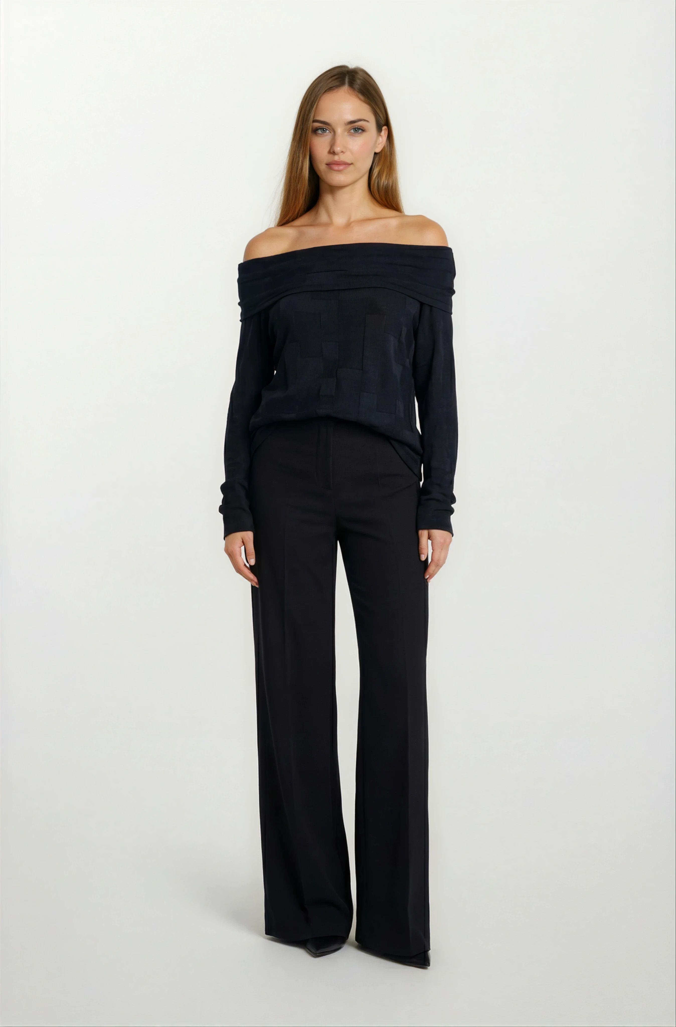 Oscardo Madanno Yaka Triko SİYAH