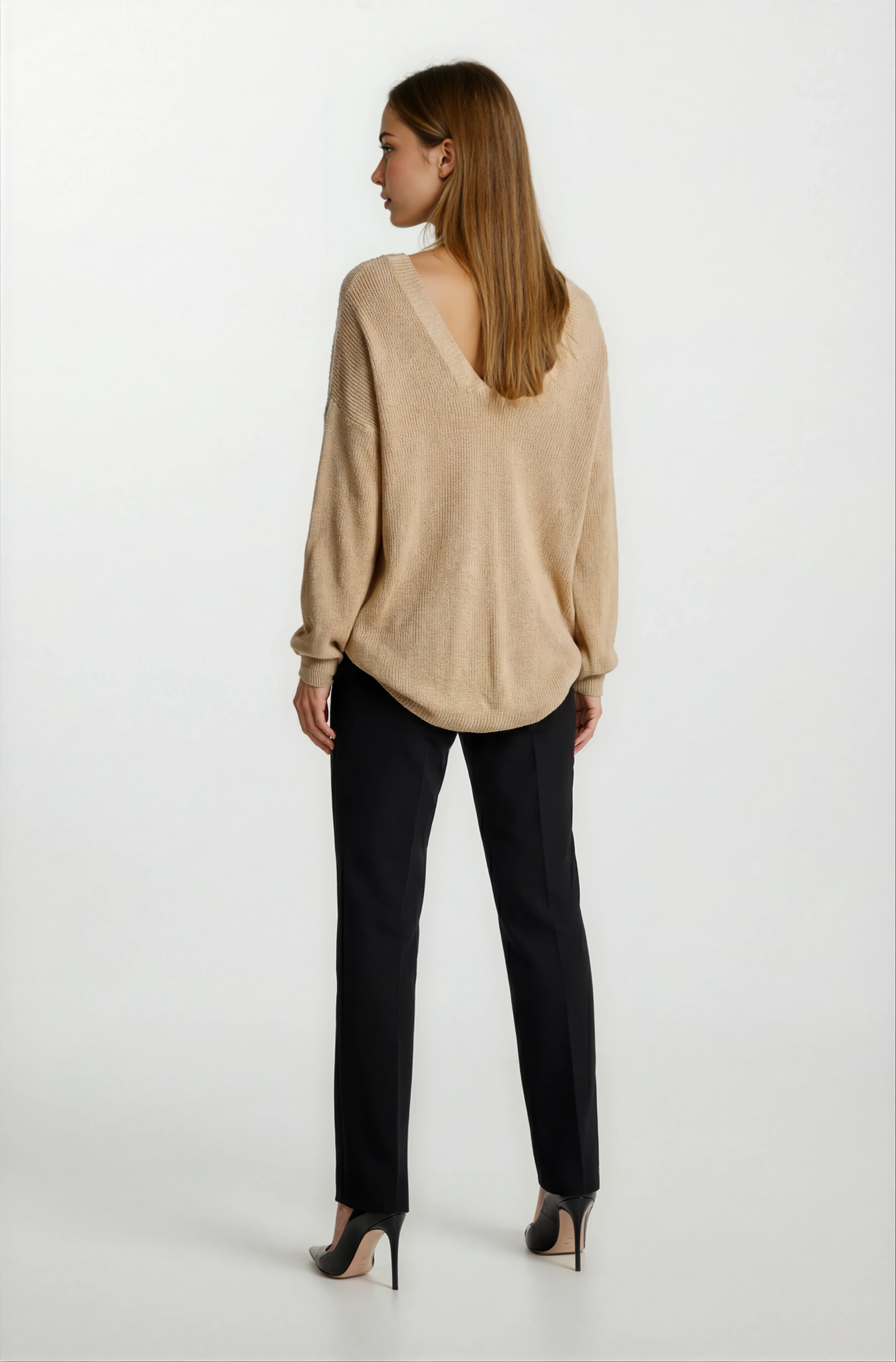 Pennie Ön Arka V Triko CAMEL